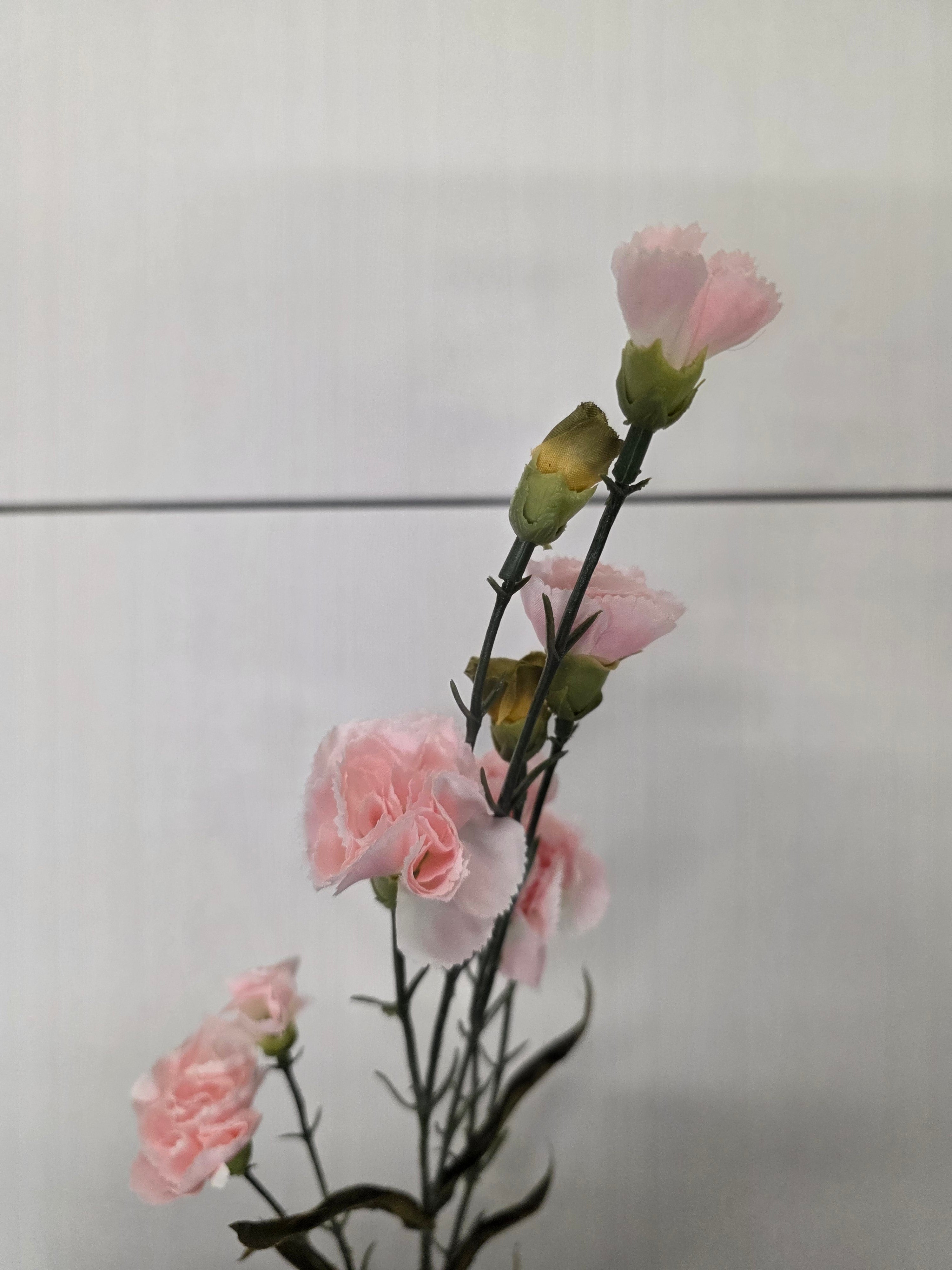 Artificial Spray Carnation Pale Pink (PACK OF 2)