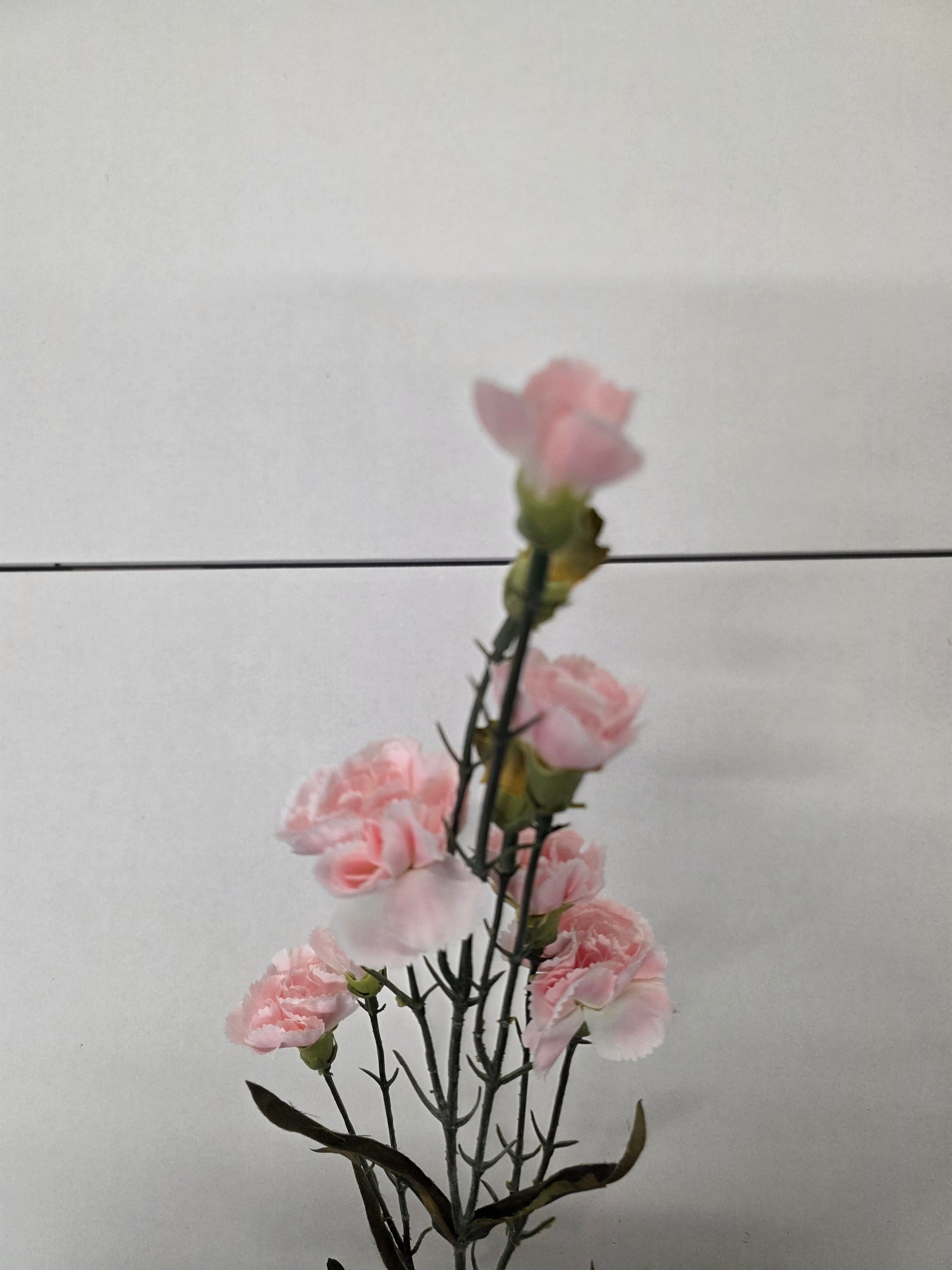 Artificial Spray Carnation Pale Pink (PACK OF 2)