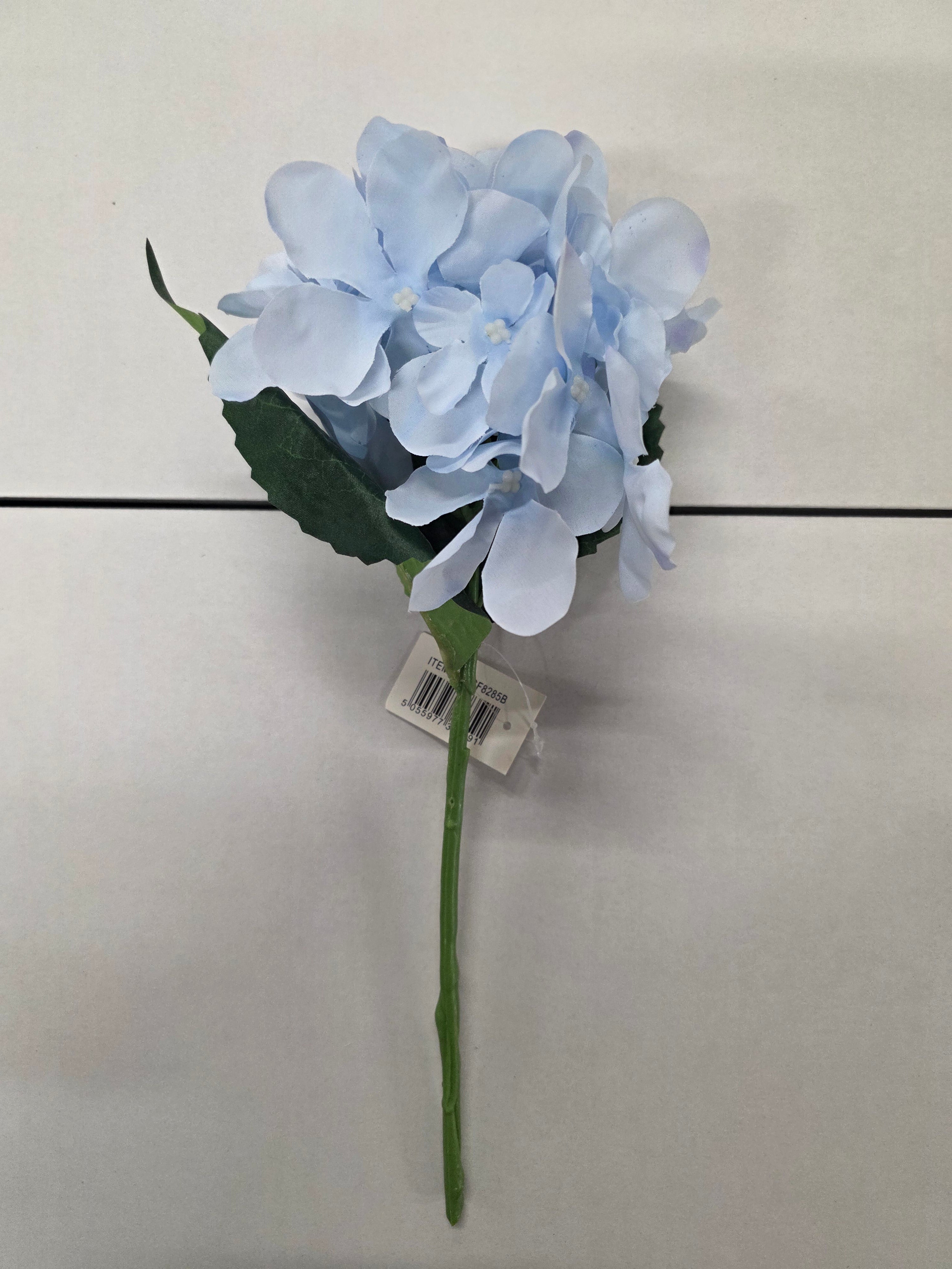 Artificial Hydrangea Pale Blue 34cm (PACK OF 3)