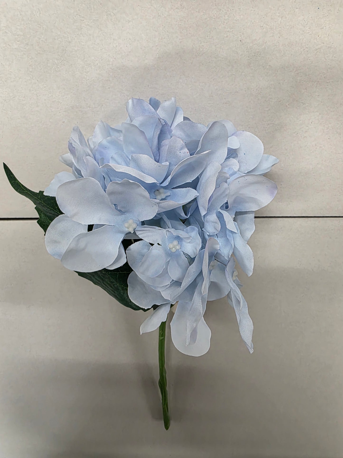 Artificial Hydrangea Pale Blue 34cm (PACK OF 3)