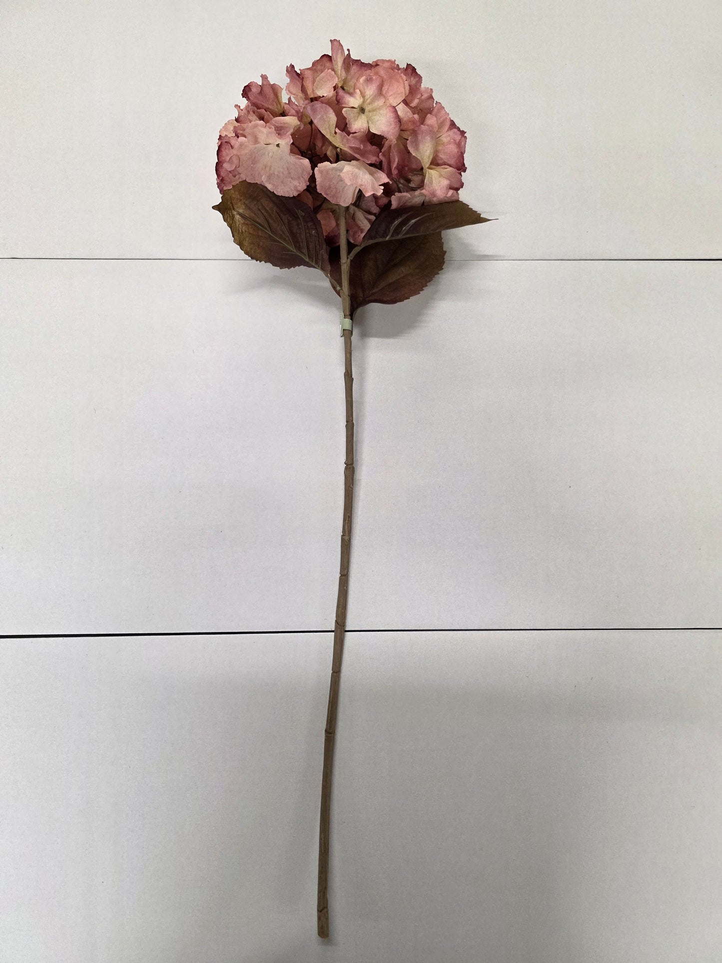 Artificial Hydrangea Stem 80cm Pink