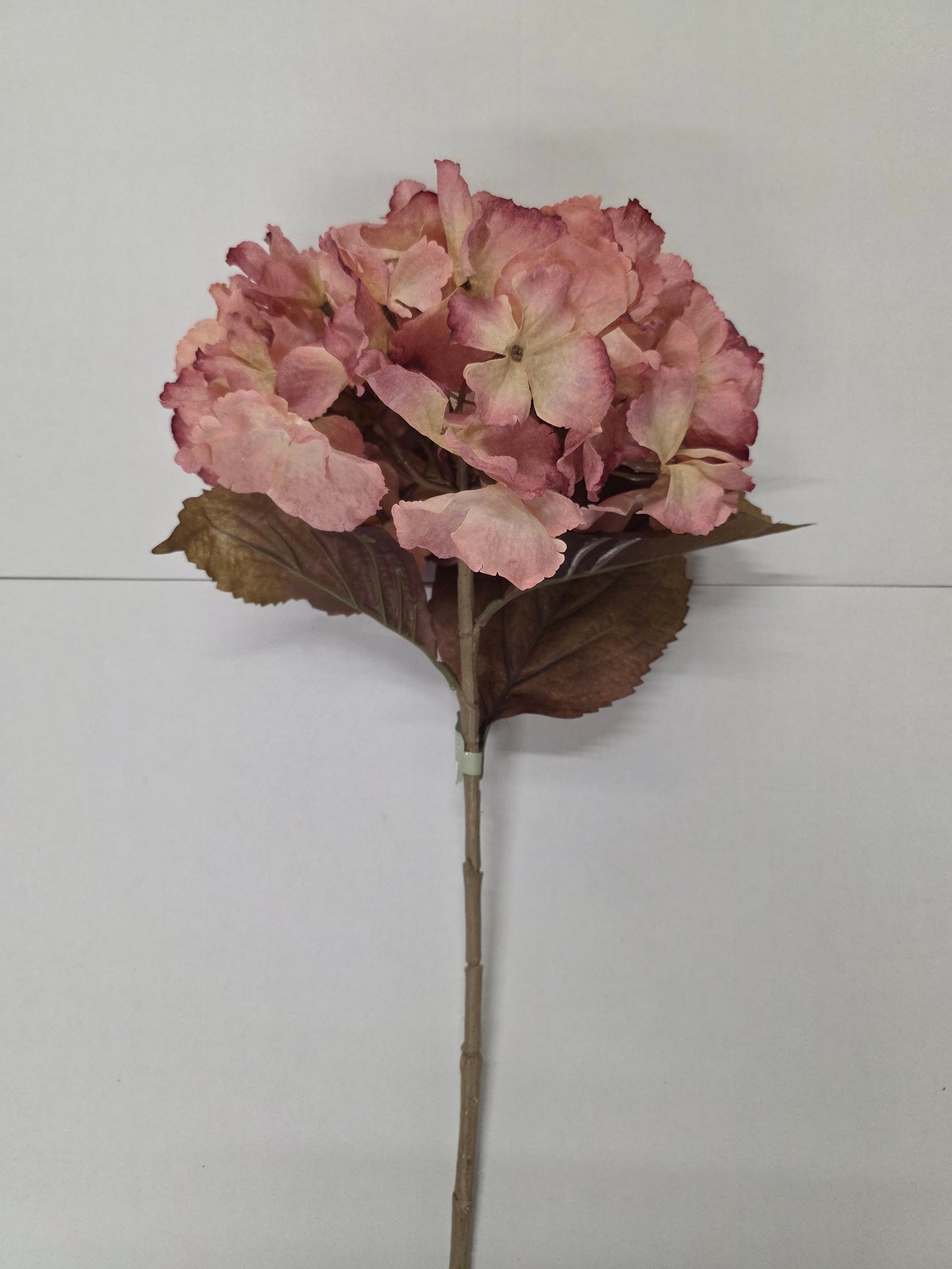 Artificial Hydrangea Stem 80cm Pink