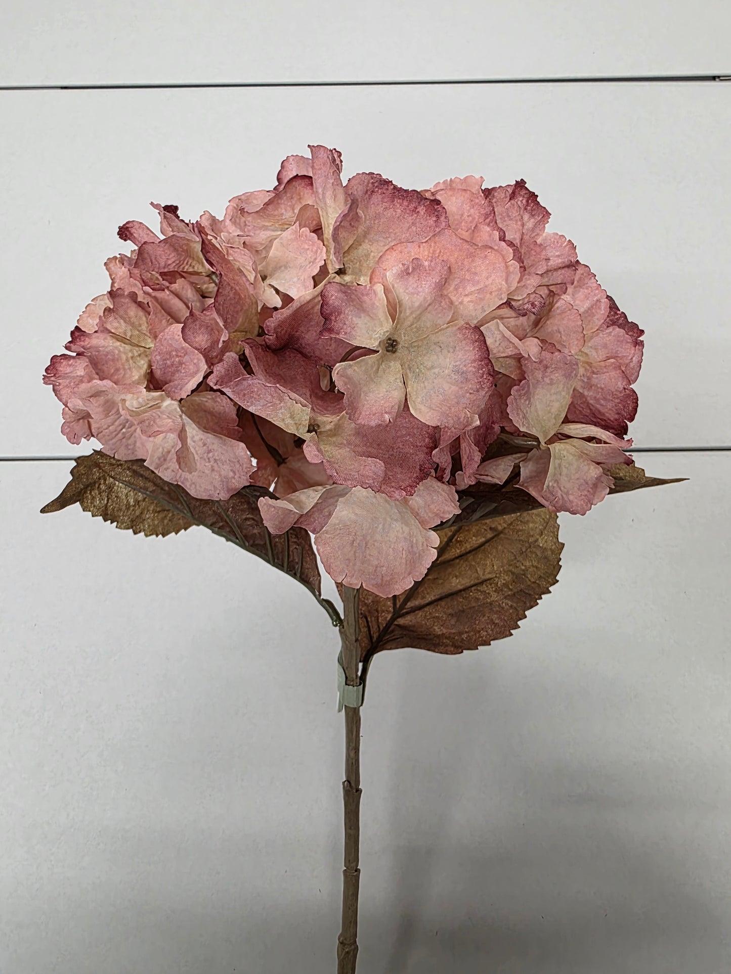 Artificial Hydrangea Stem 80cm Pink