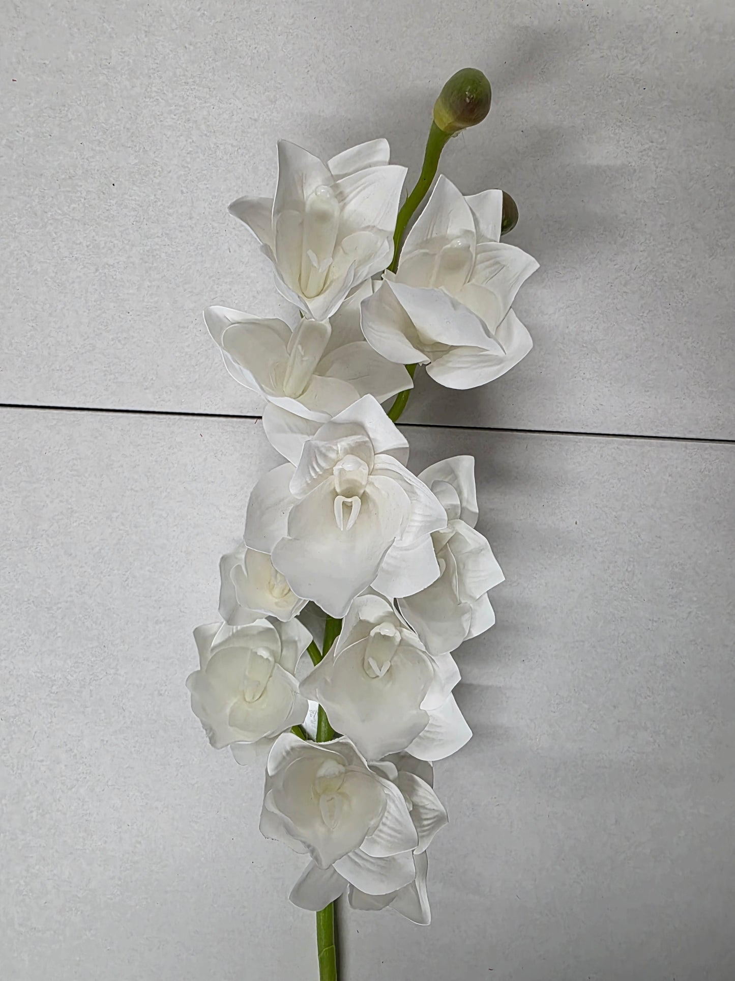 Artificial Orchid Cymbidium White