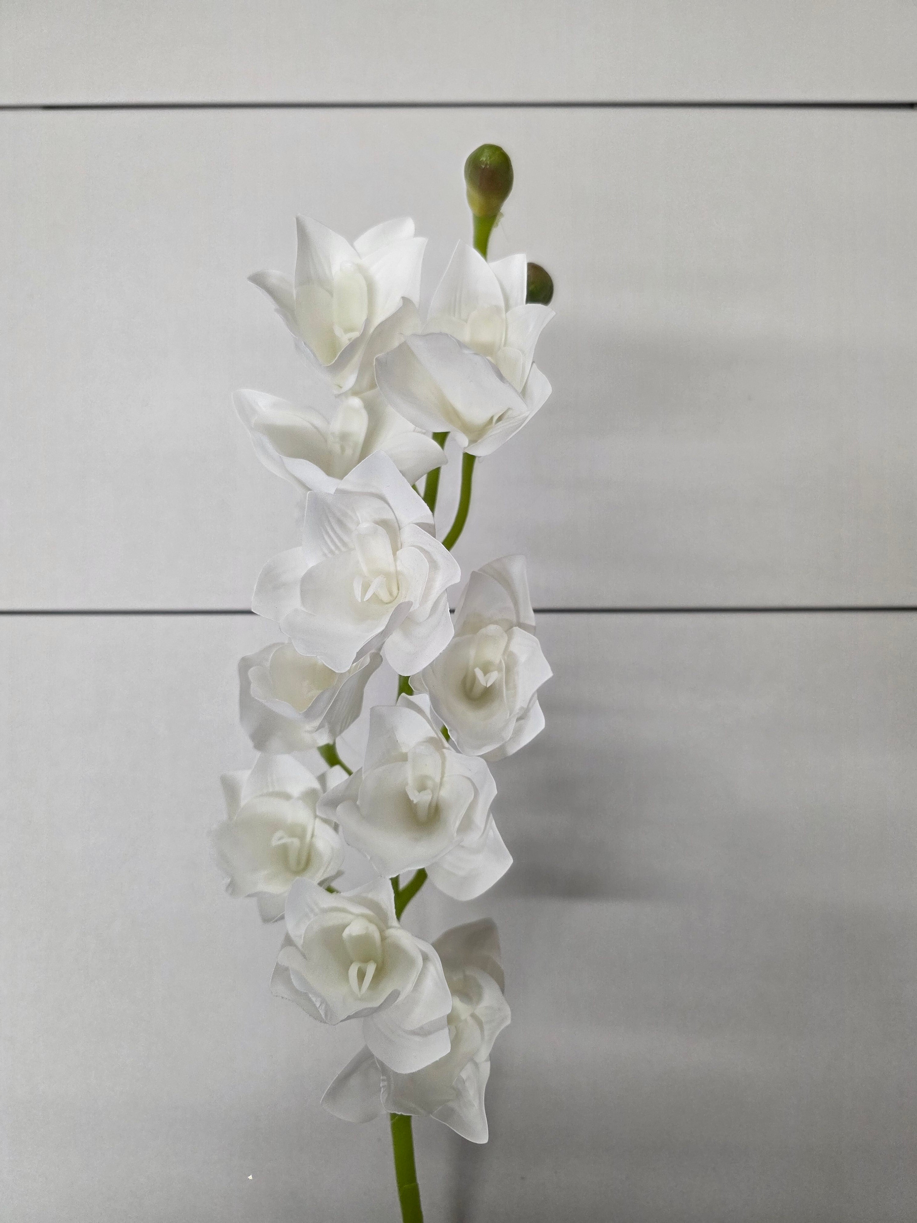 Artificial Orchid Cymbidium White