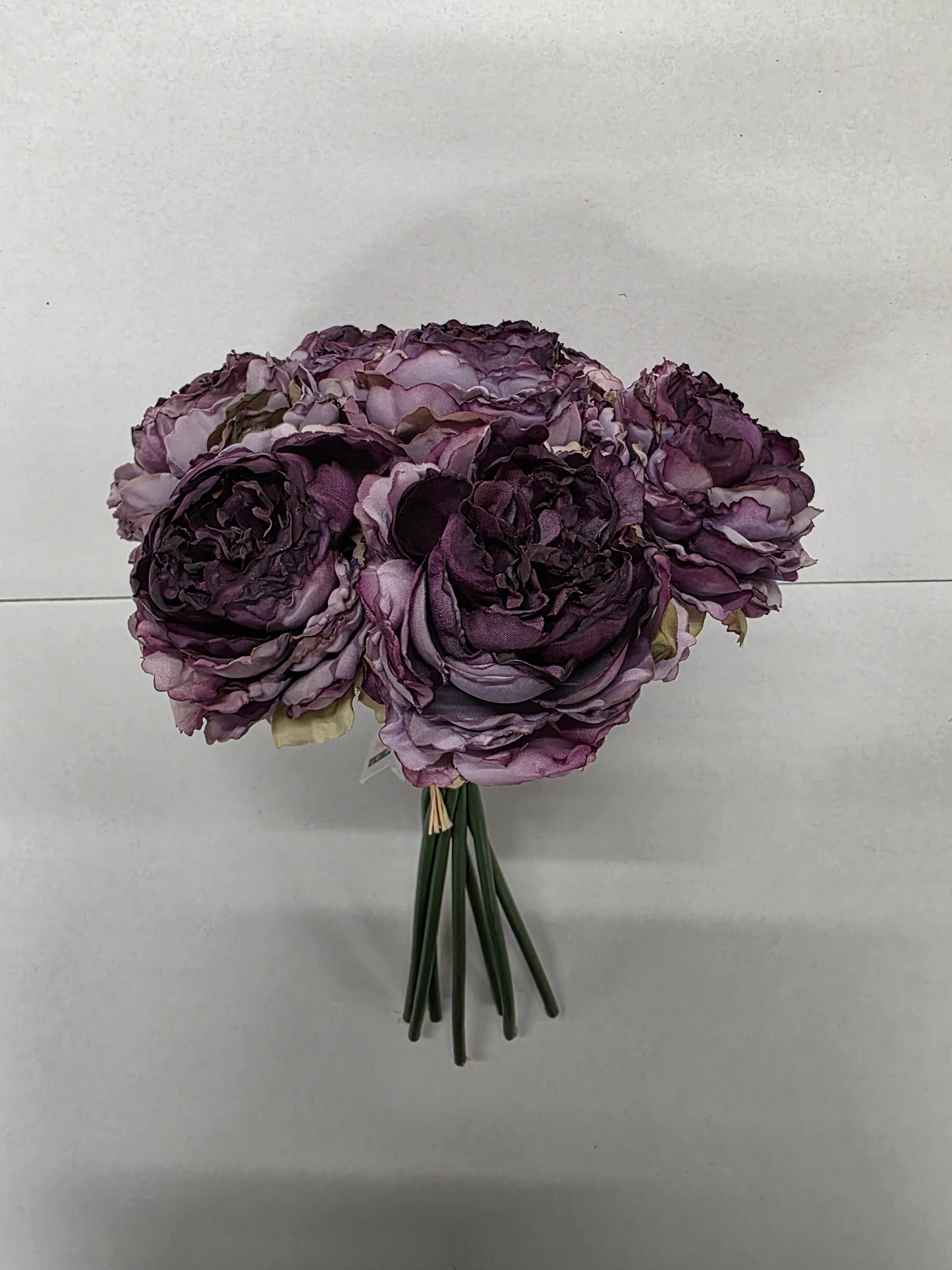 Artificial Peony Bouquet X 7 Purple