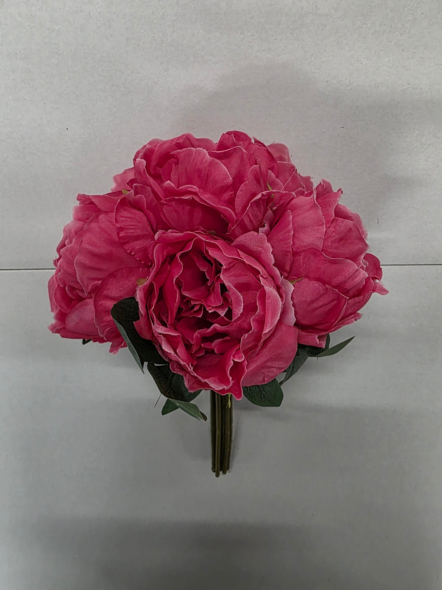 Artificial Peony Bunch Pink 28 Cm