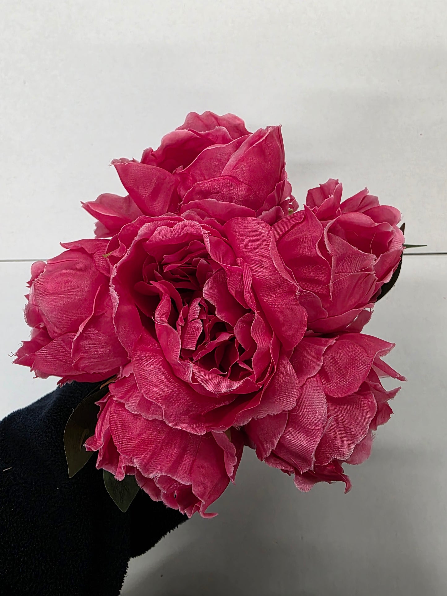 Artificial Peony Bunch Pink 28 Cm