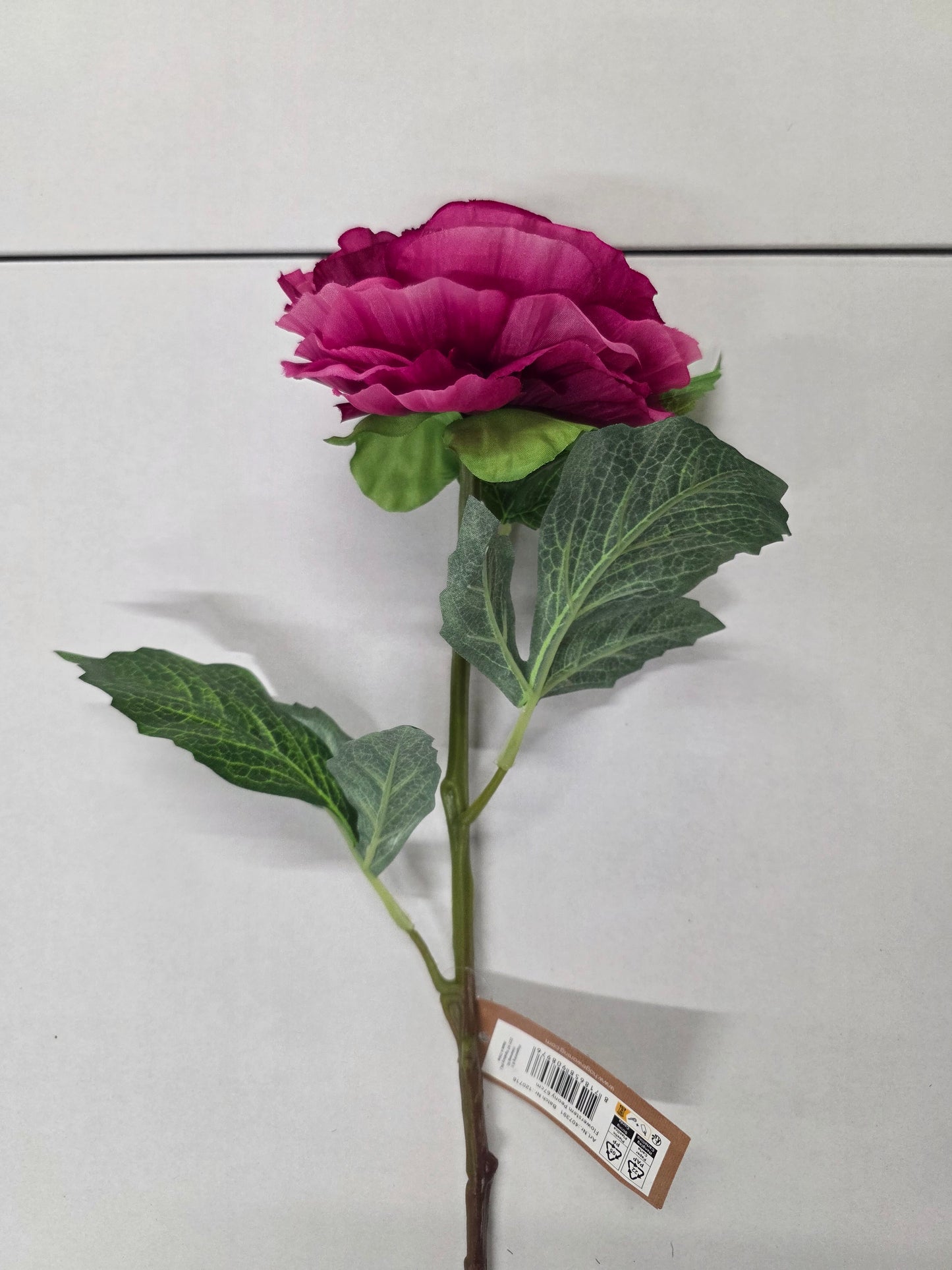 Artificial Peony Burgundy 67cm (PACK OF 2)