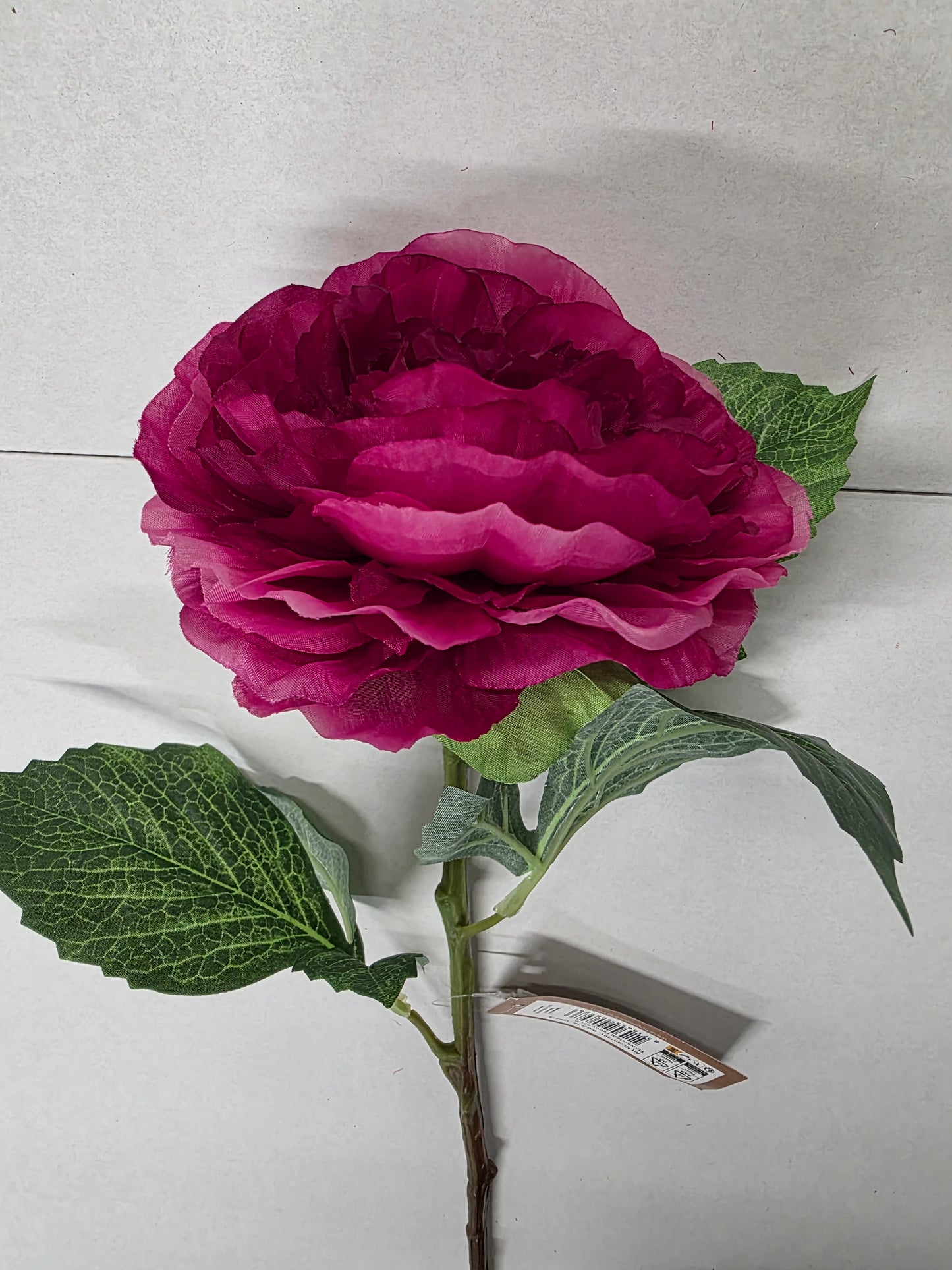Artificial Peony Burgundy 67cm (PACK OF 2)