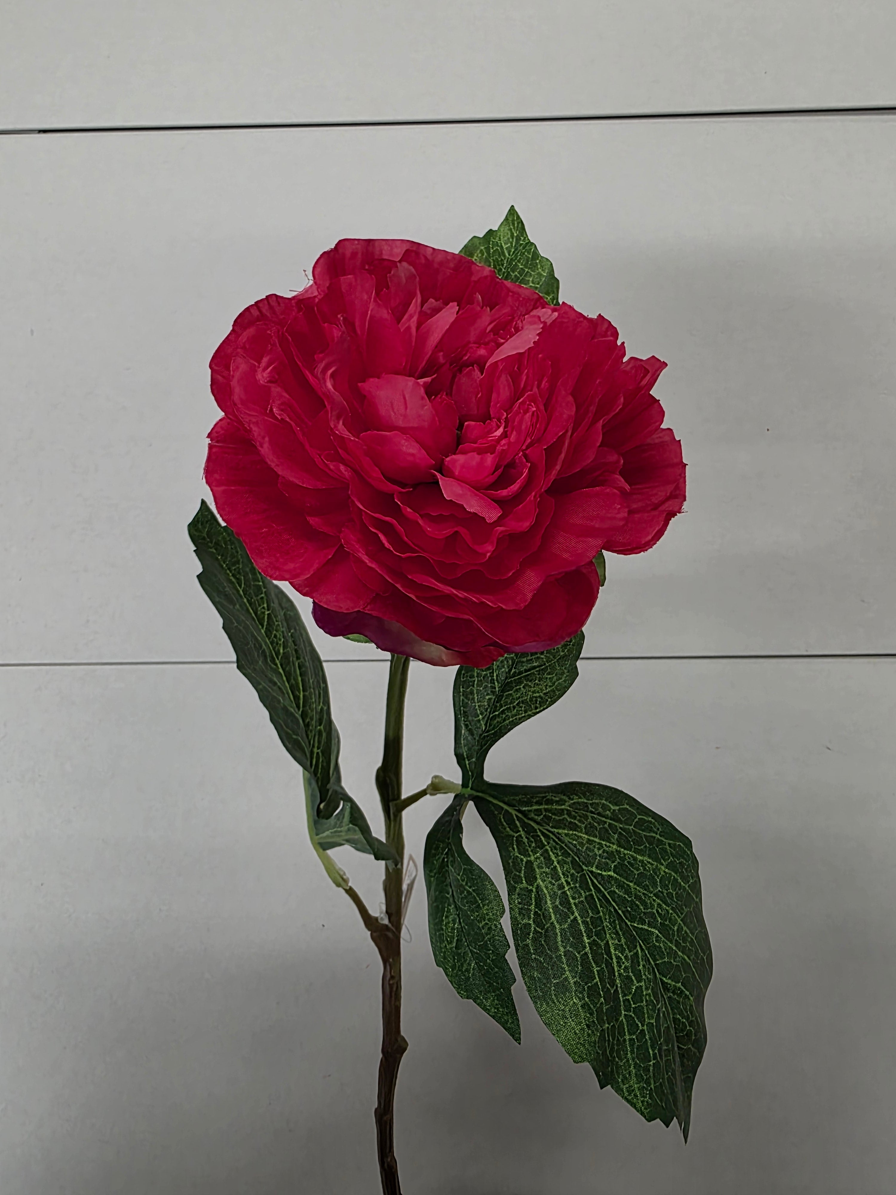 Artificial Peony Cerise 67cm (PACK OF 2)