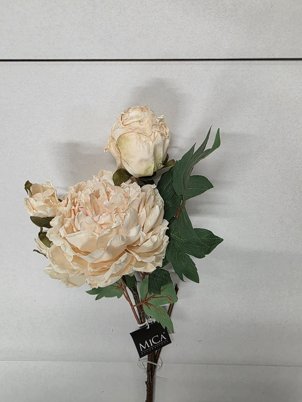 Artificial Peony Cream 65cm