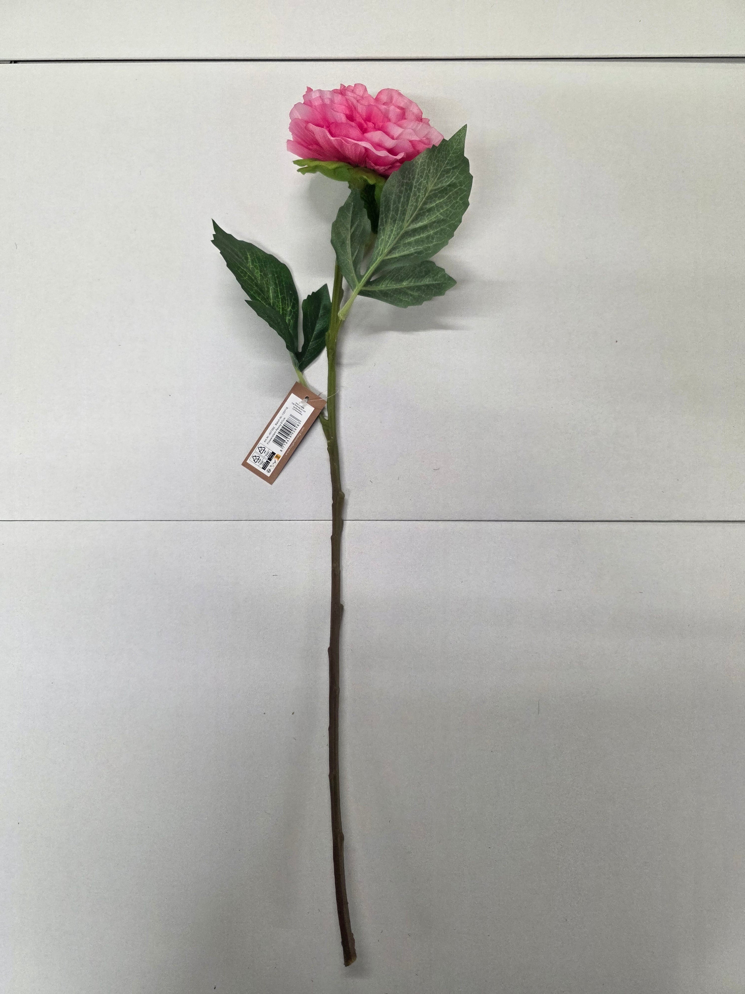 Artificial Peony Pink 67cm (PACK OF 2)