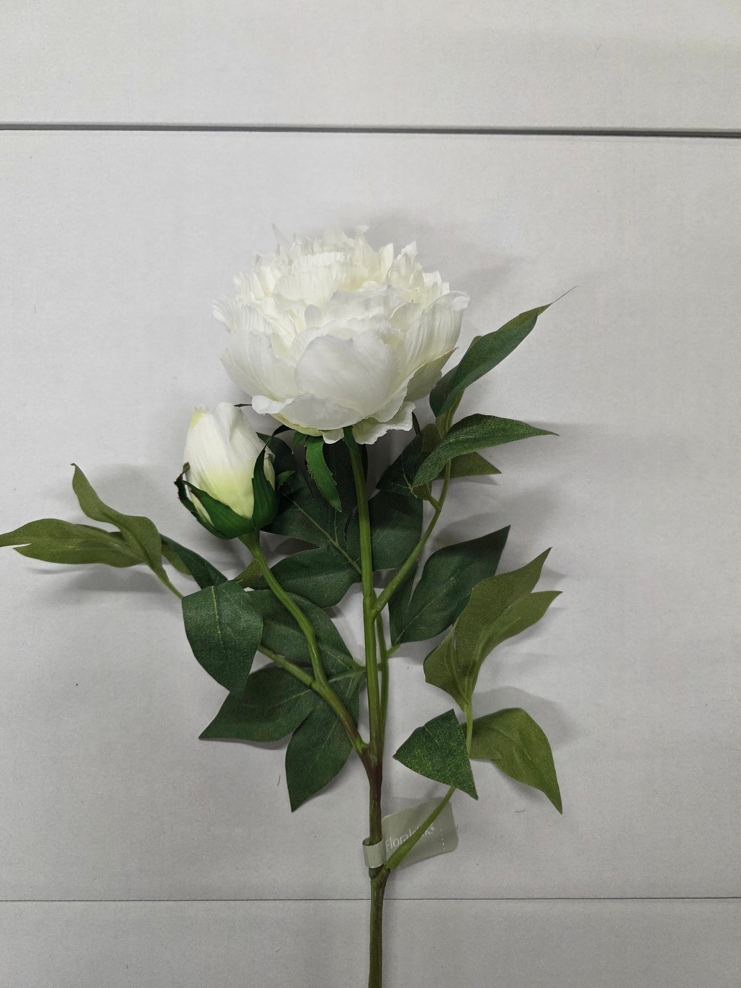 Artificial Peony Spray White