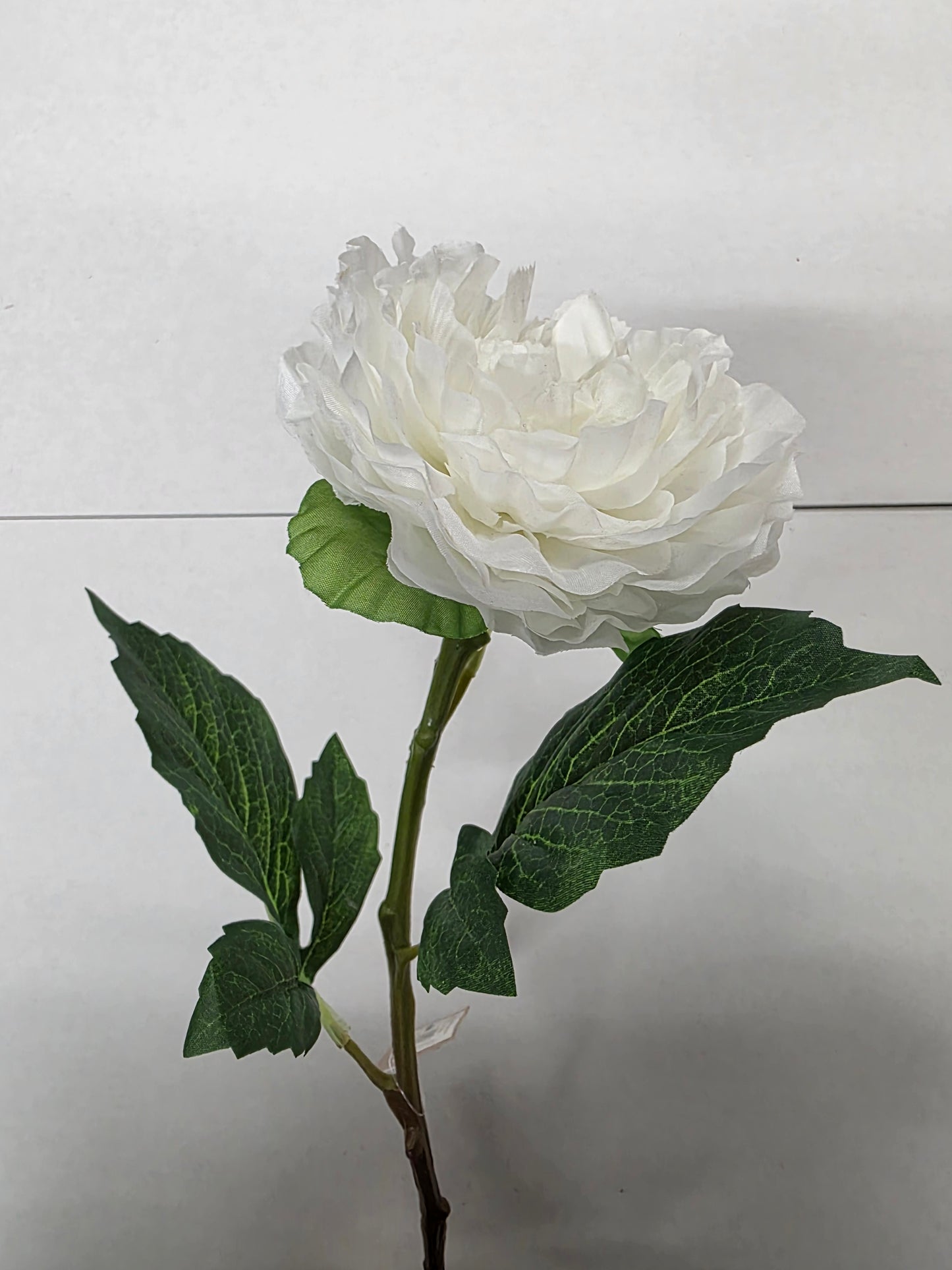 Artificial Peony White 67cm (PACK OF 2)
