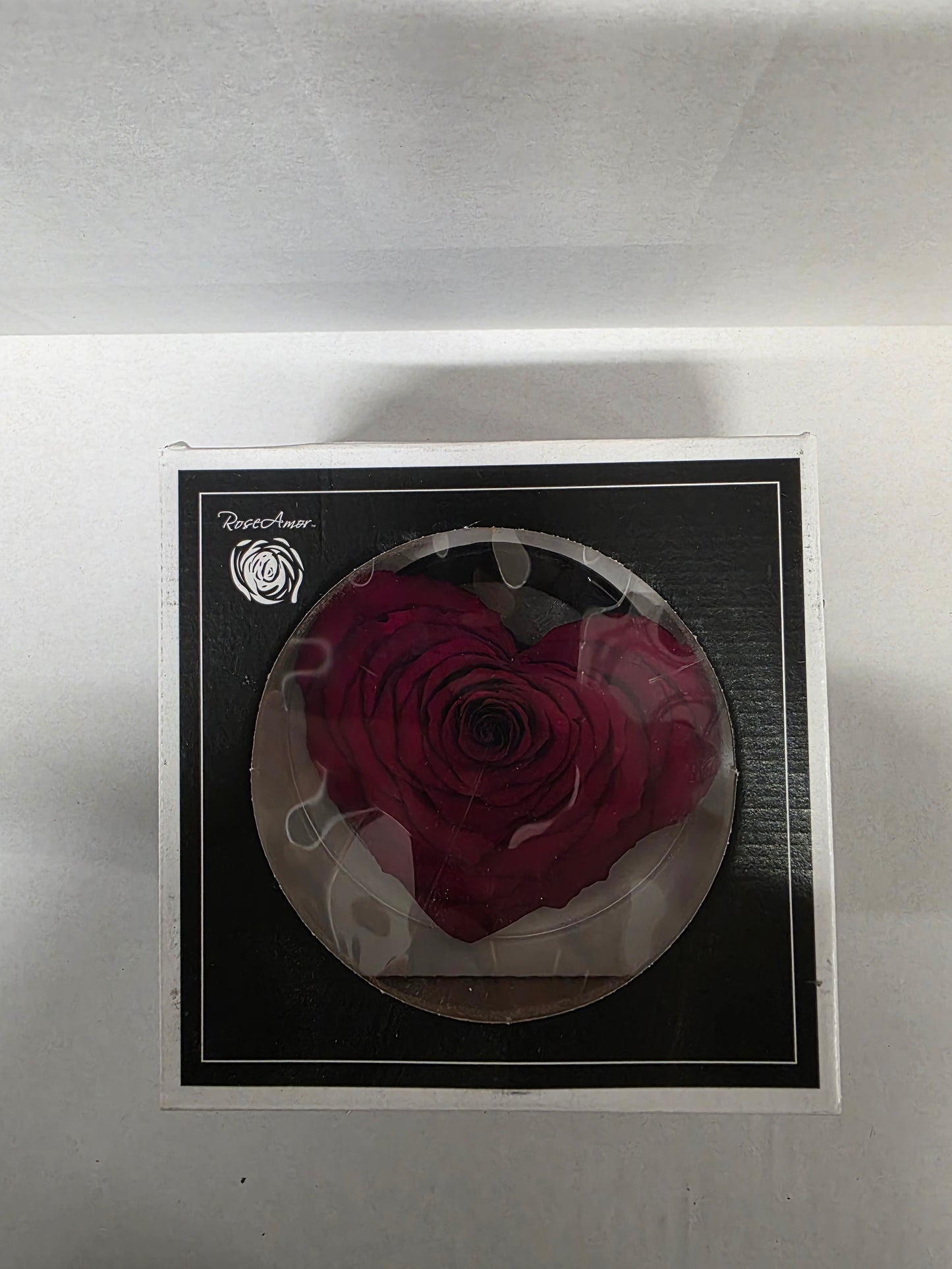 Artificial Preserved Rosa Heart Xxl Red 01