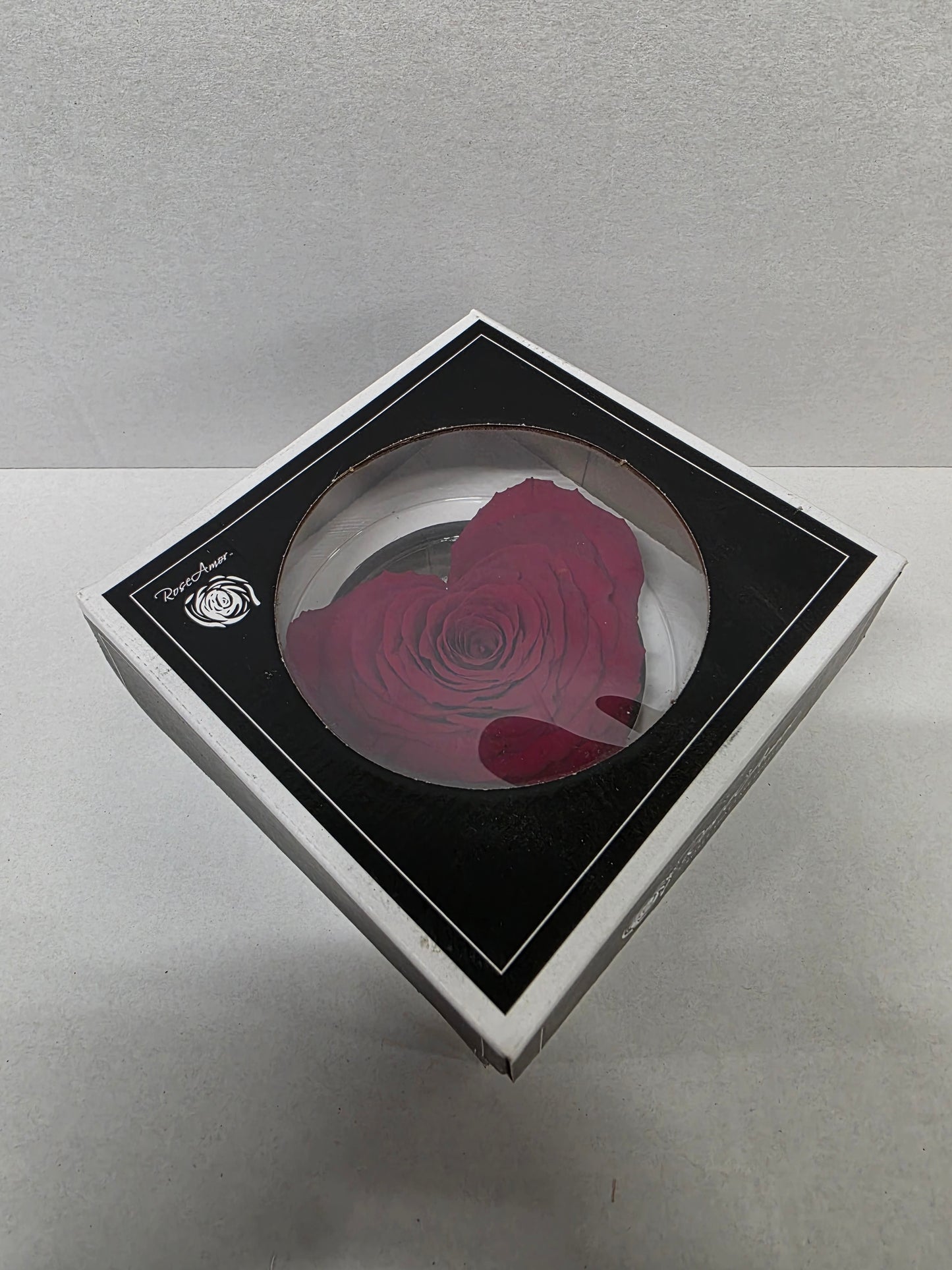 Artificial Preserved Rosa Heart Xxl Red 01