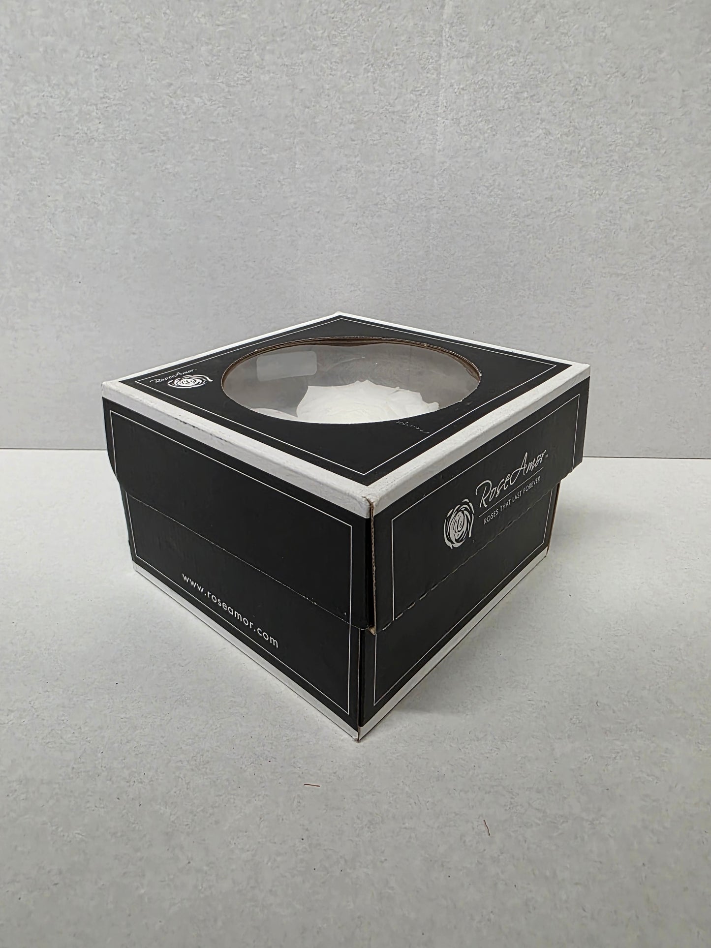 Artificial Preserved Rosa Heart Xxl Whi 01