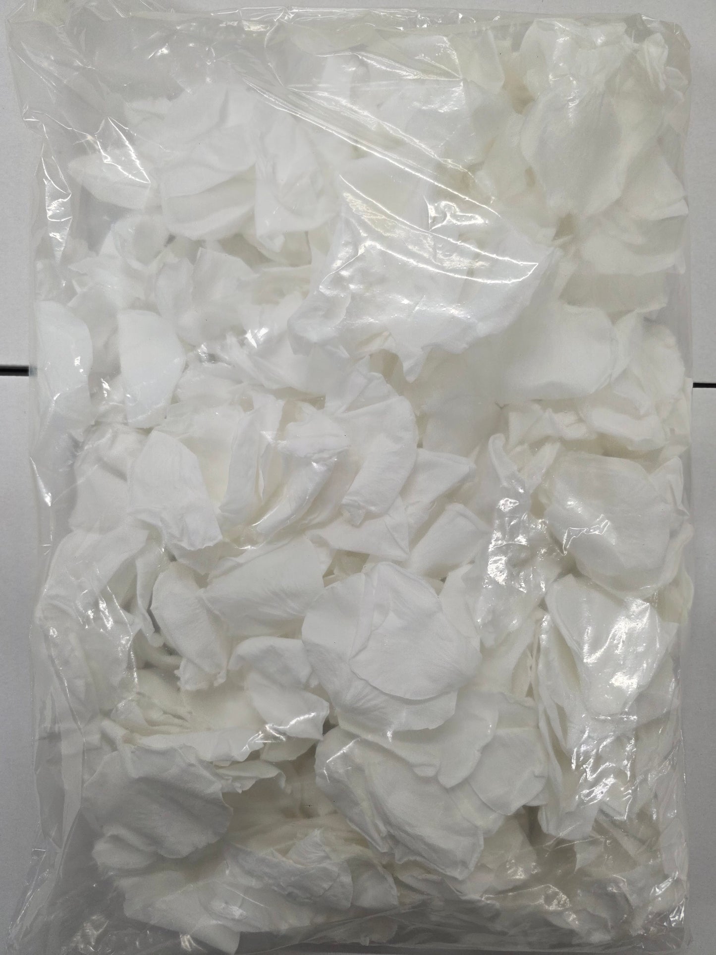 Artificial Preserved Rose Petals White 200g