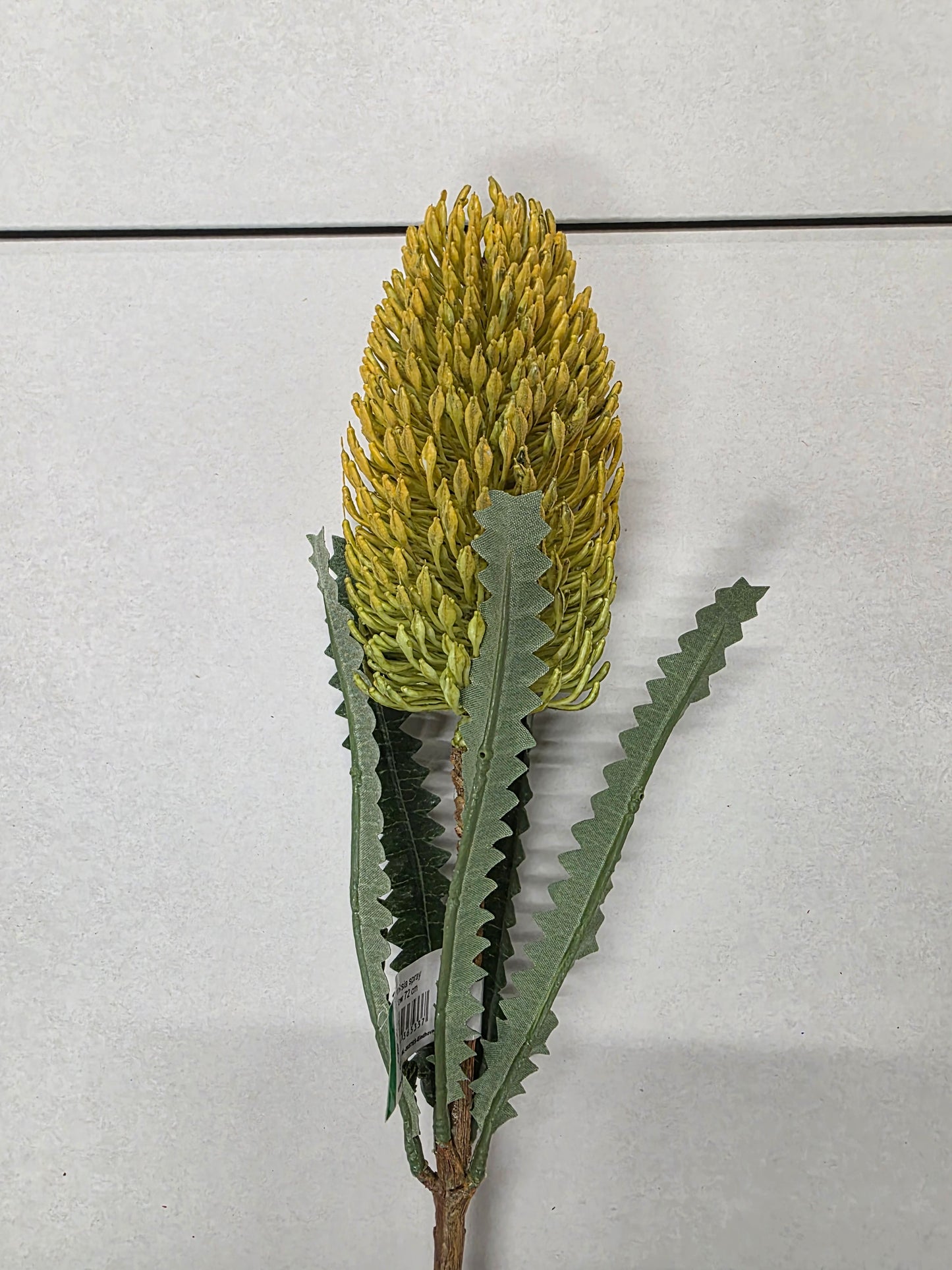 Artificial Banksia Spray Yellow 72 Cm