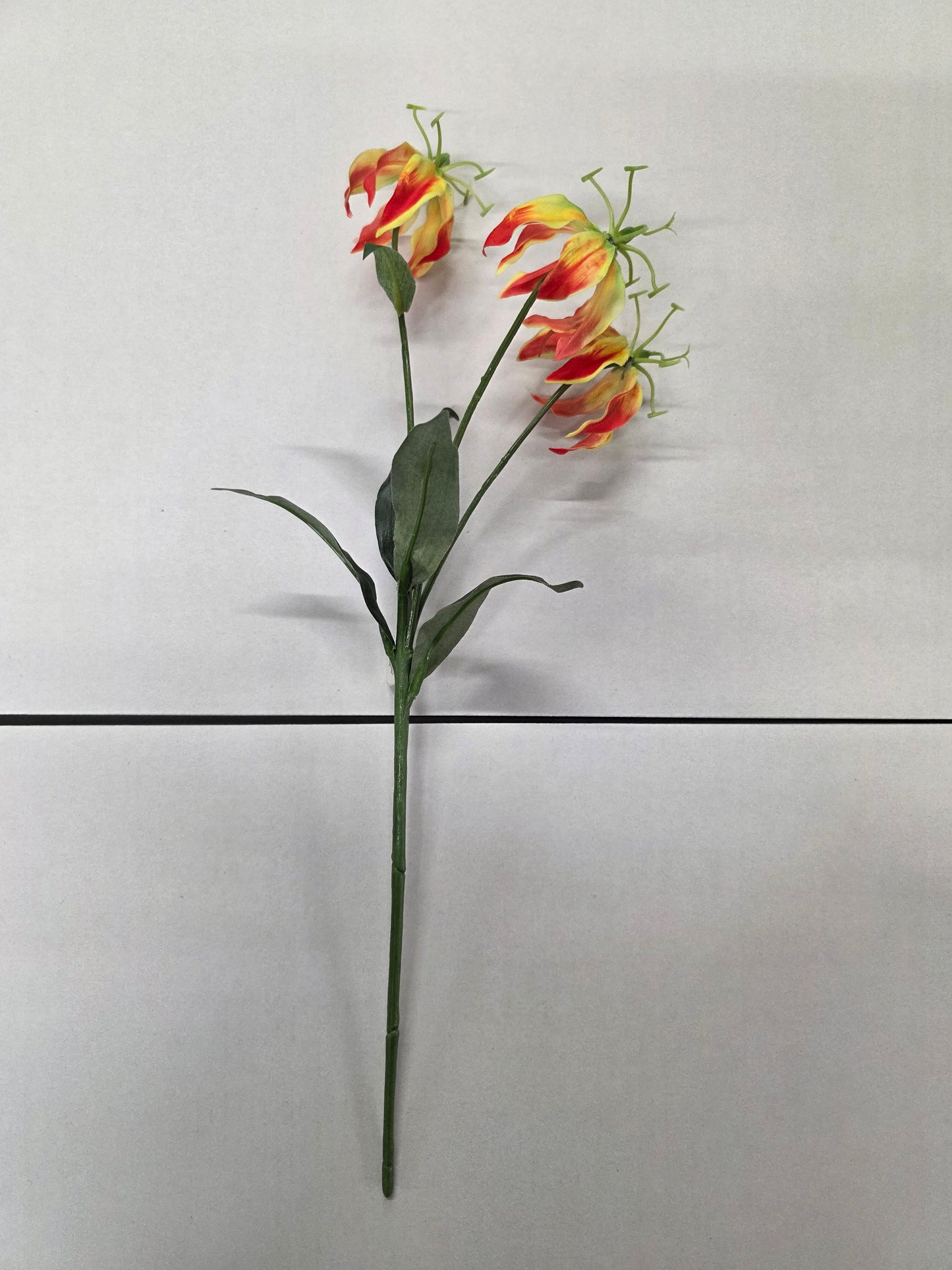 Artificial Gloriosa Spray Orange
