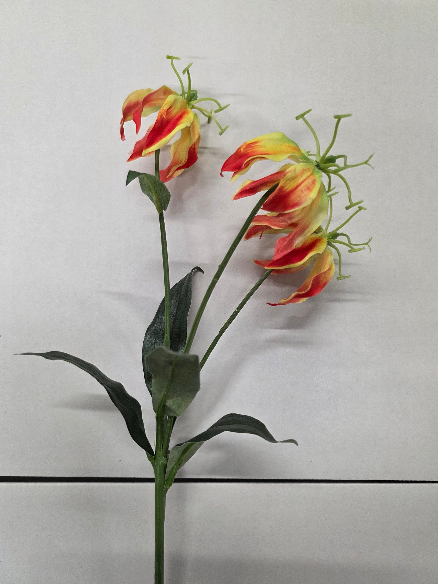 Artificial Gloriosa Spray Orange