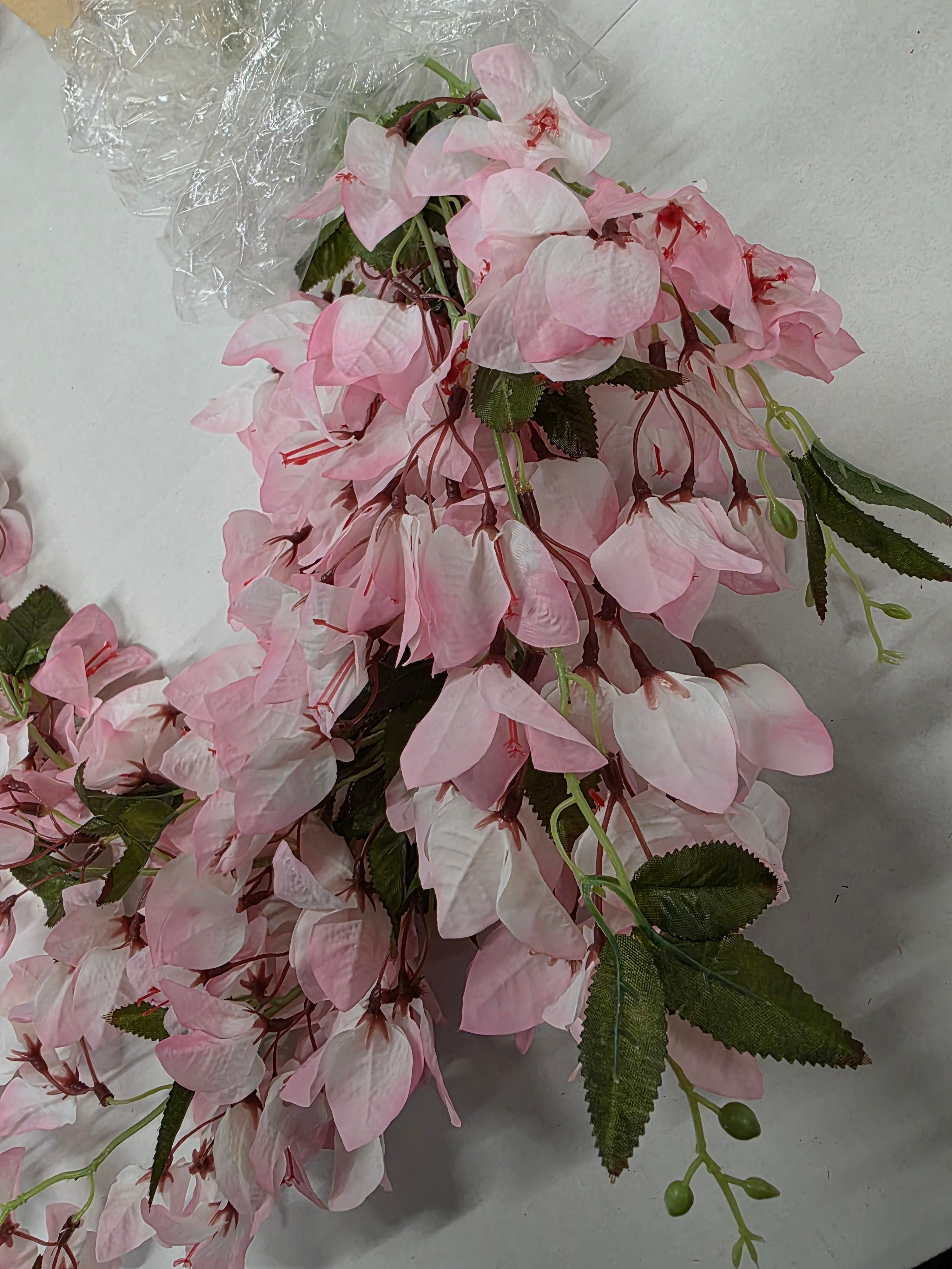 Artificial Garland Bougainvillea 126cm Pink