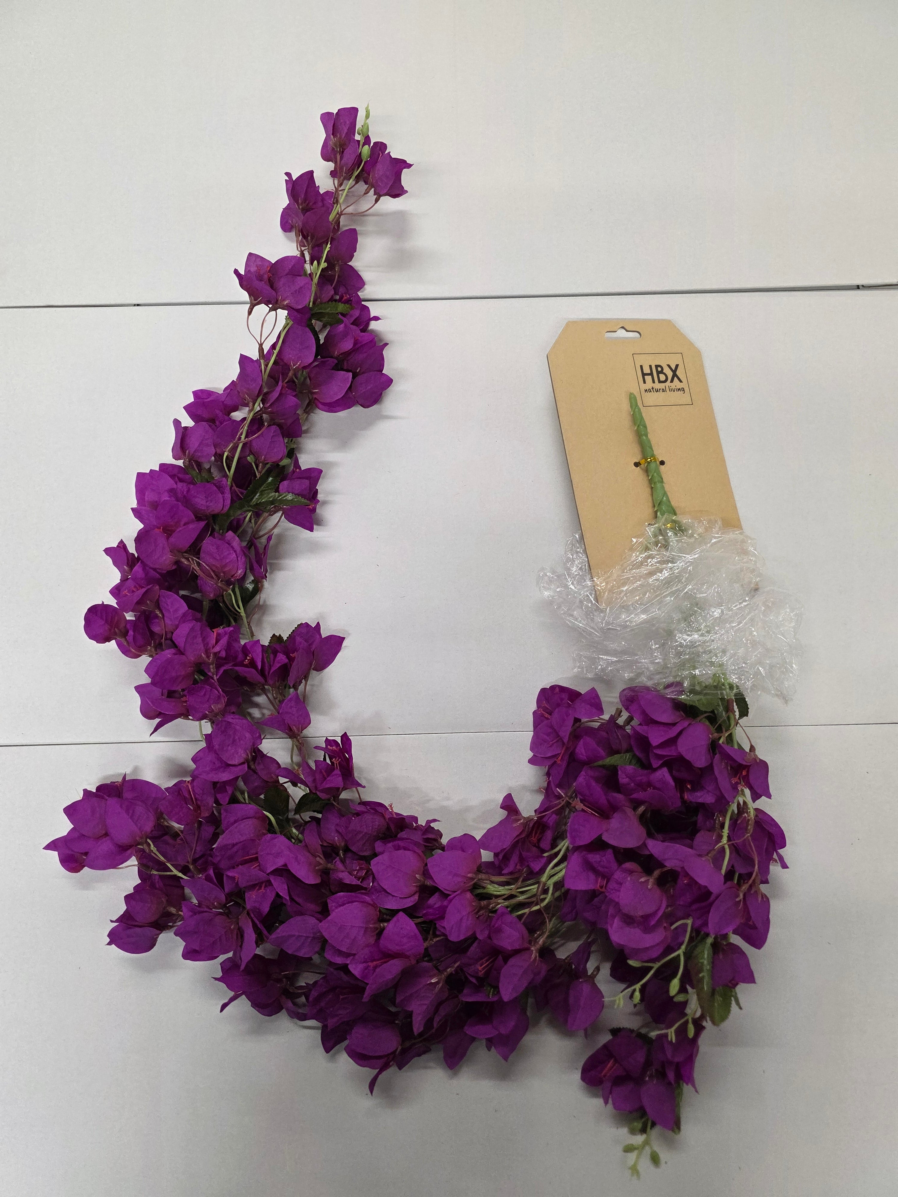 Artificial Garland Bougainvillea 126cm Purple