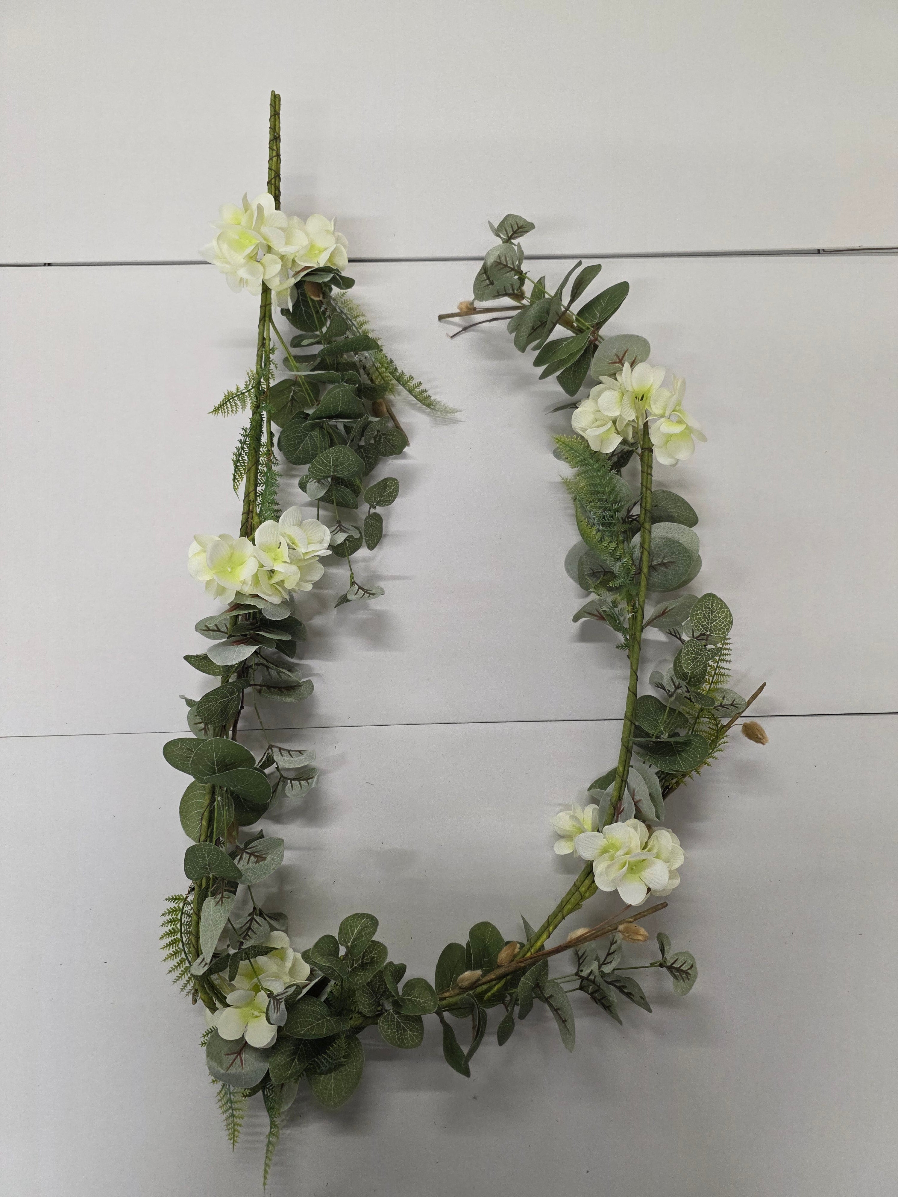 Artificial Garland Classic Beauty Hydrangea 150cm
