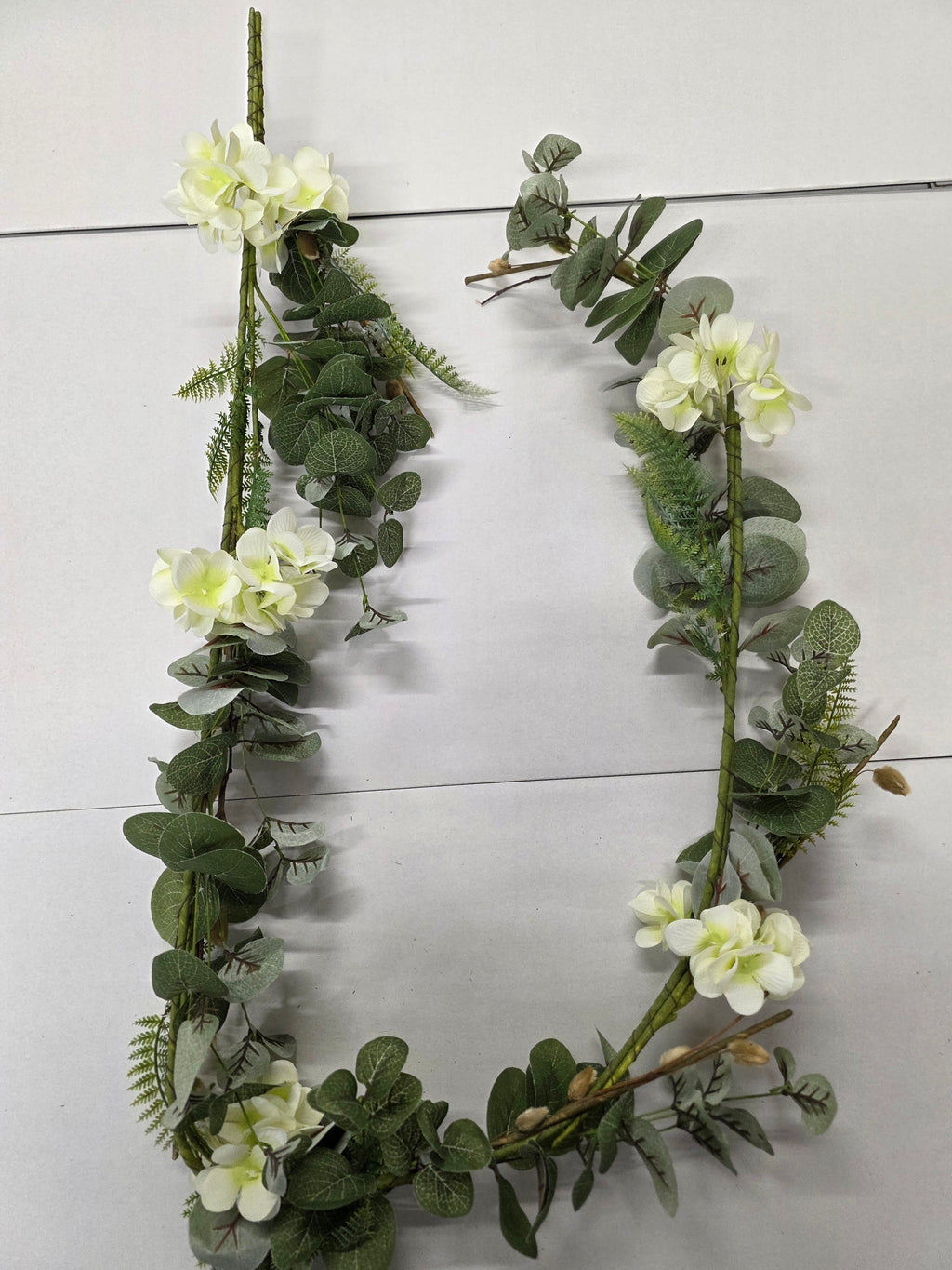 Artificial Garland Classic Beauty Hydrangea 150cm