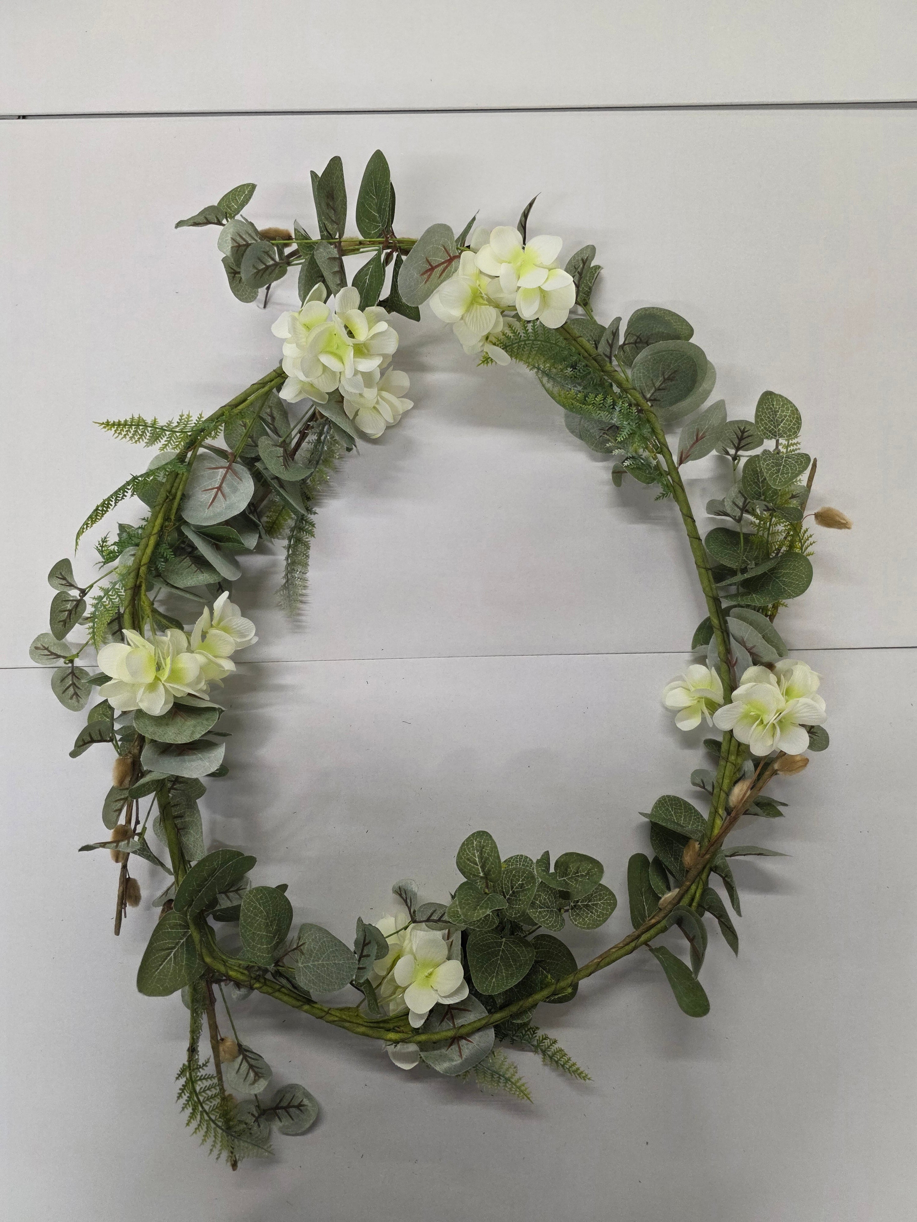 Artificial Garland Classic Beauty Hydrangea 150cm