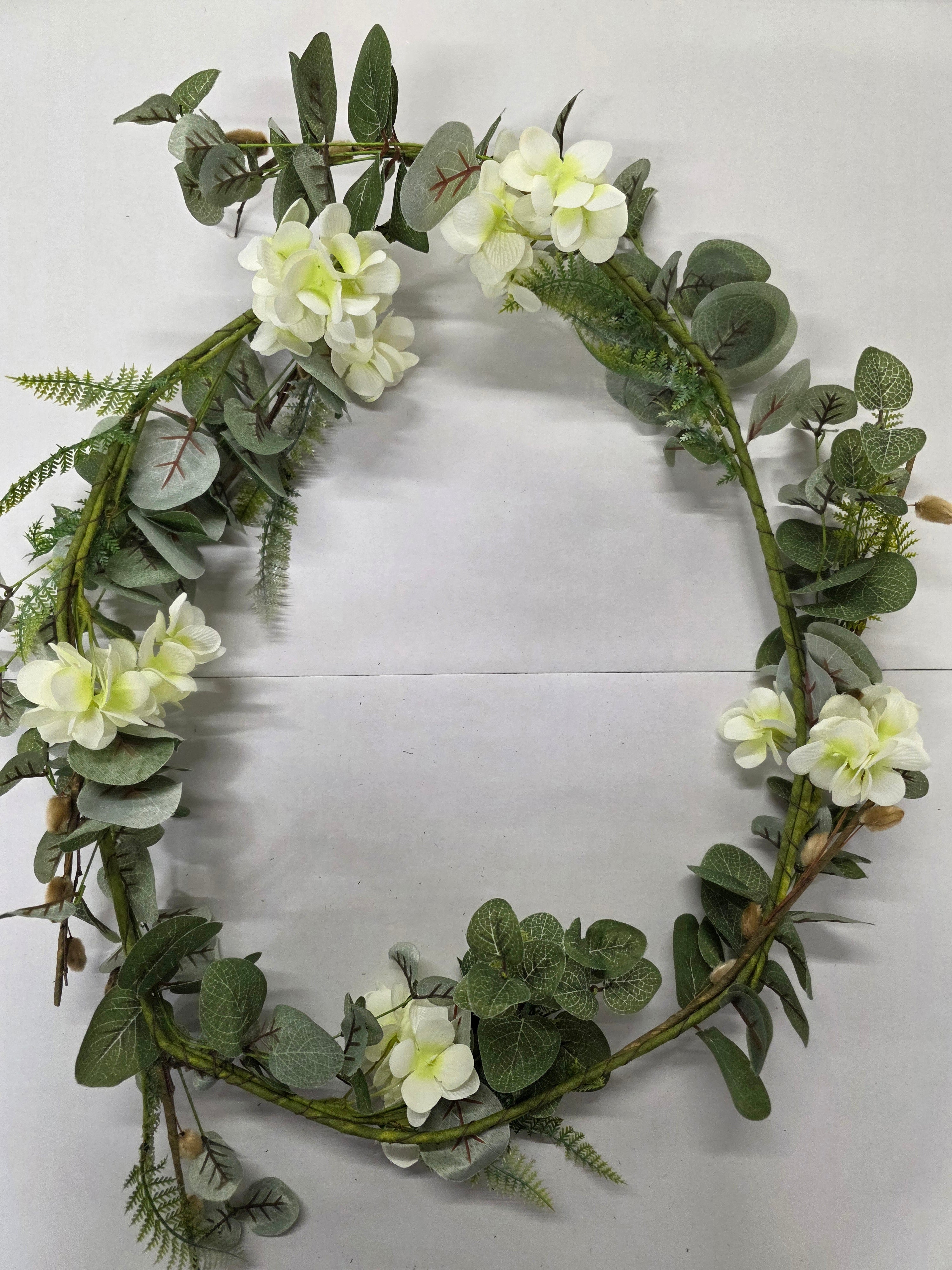 Artificial Garland Classic Beauty Hydrangea 150cm