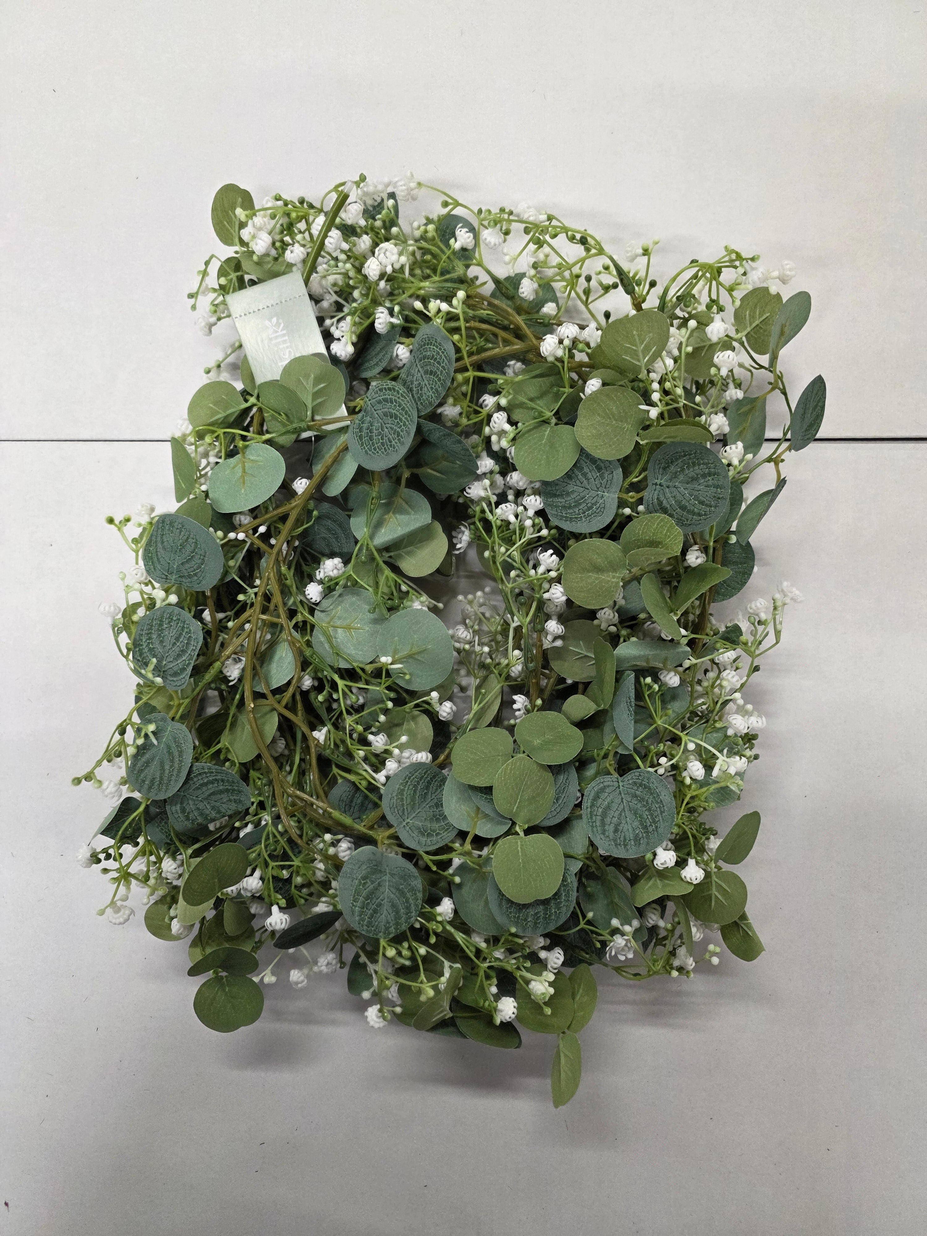 Artificial Garland Gypso Eucalyptus 180cm