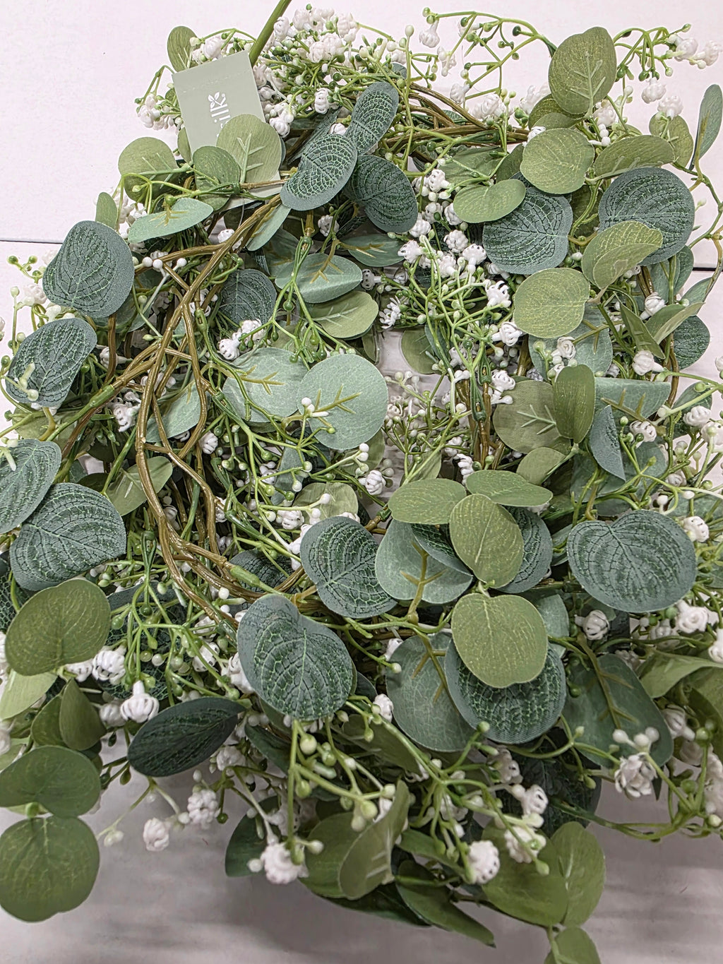 Artificial Garland Gypso Eucalyptus 180cm