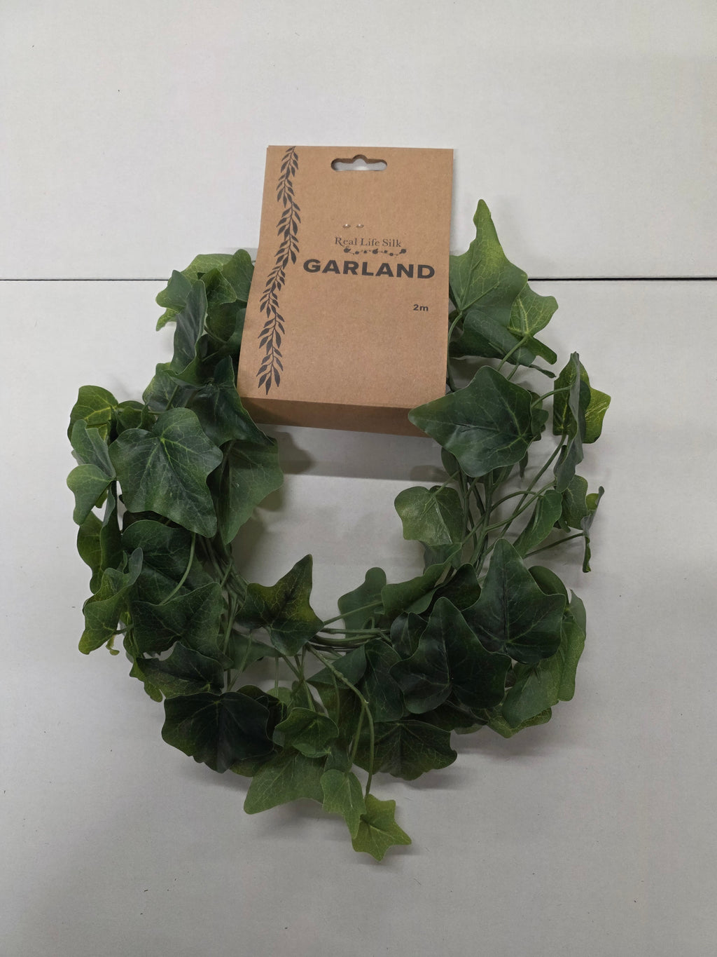 Artificial Garland Ivy Garland Green English 1.8m (PACK OF 2)