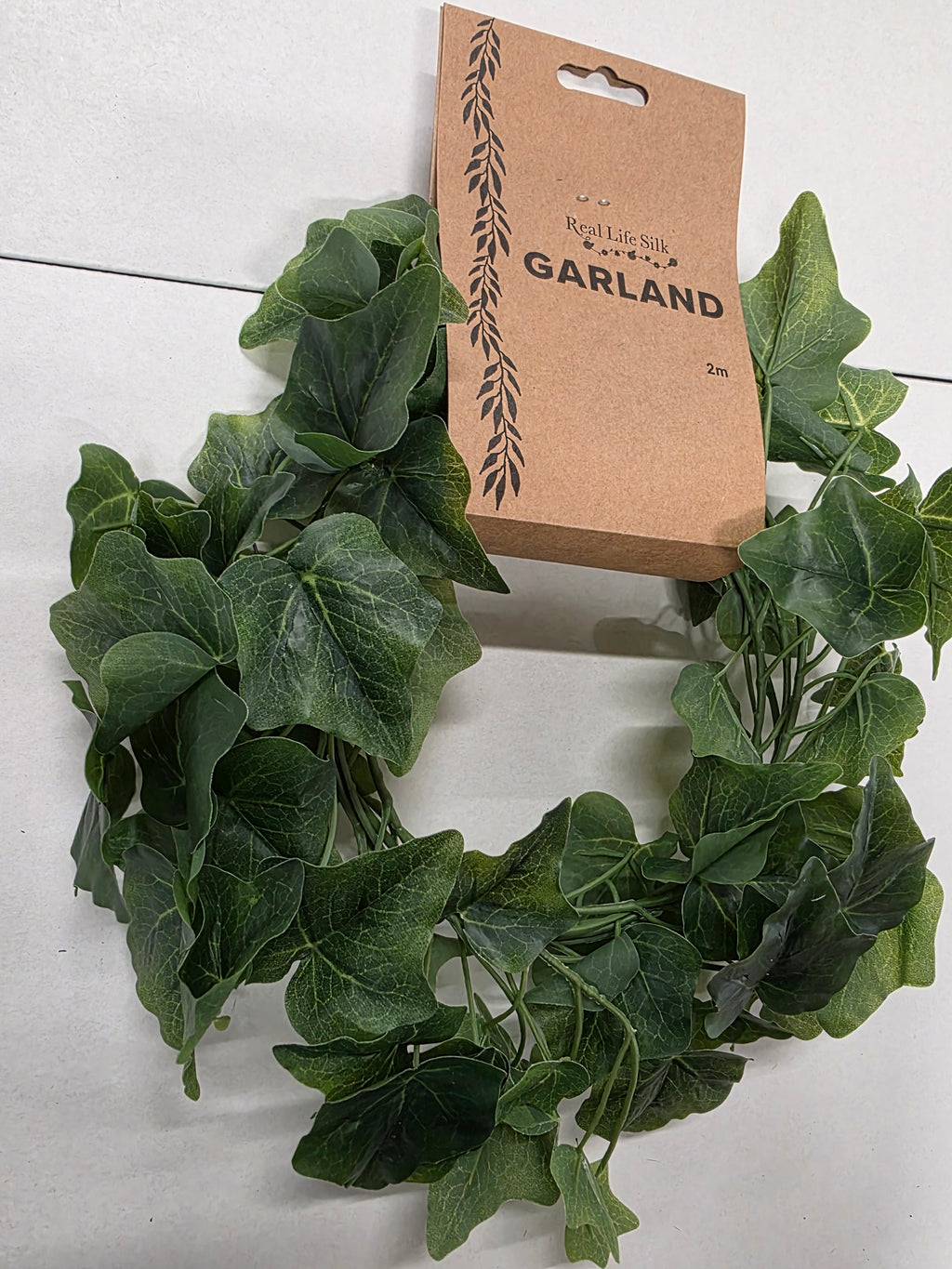 Artificial Garland Ivy Garland Green English 1.8m (PACK OF 2)