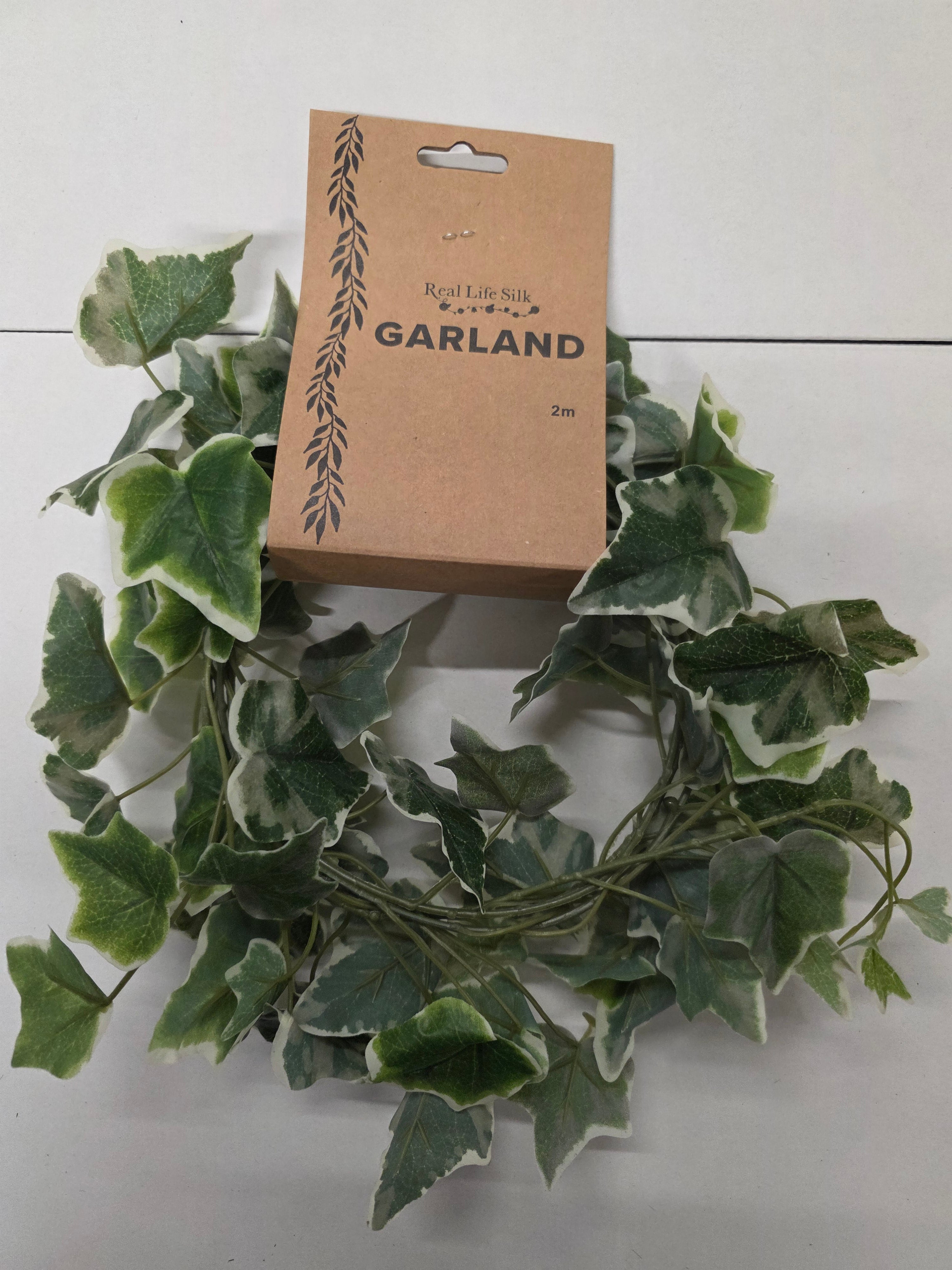Artificial Garland Ivy Varigated English 1.8m (PACK OF 2)