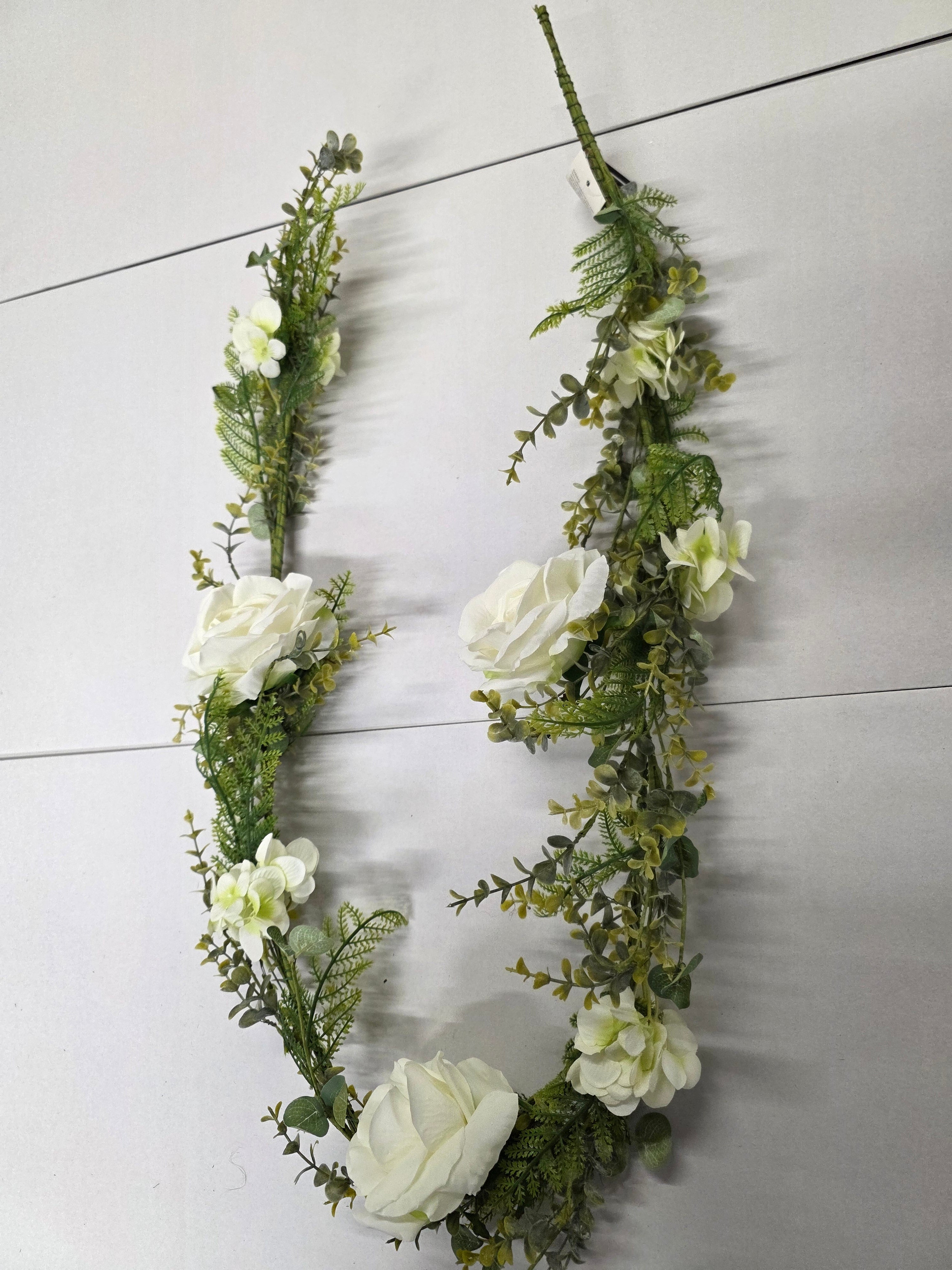 ArtificialGarland Rose & Eucalyptus