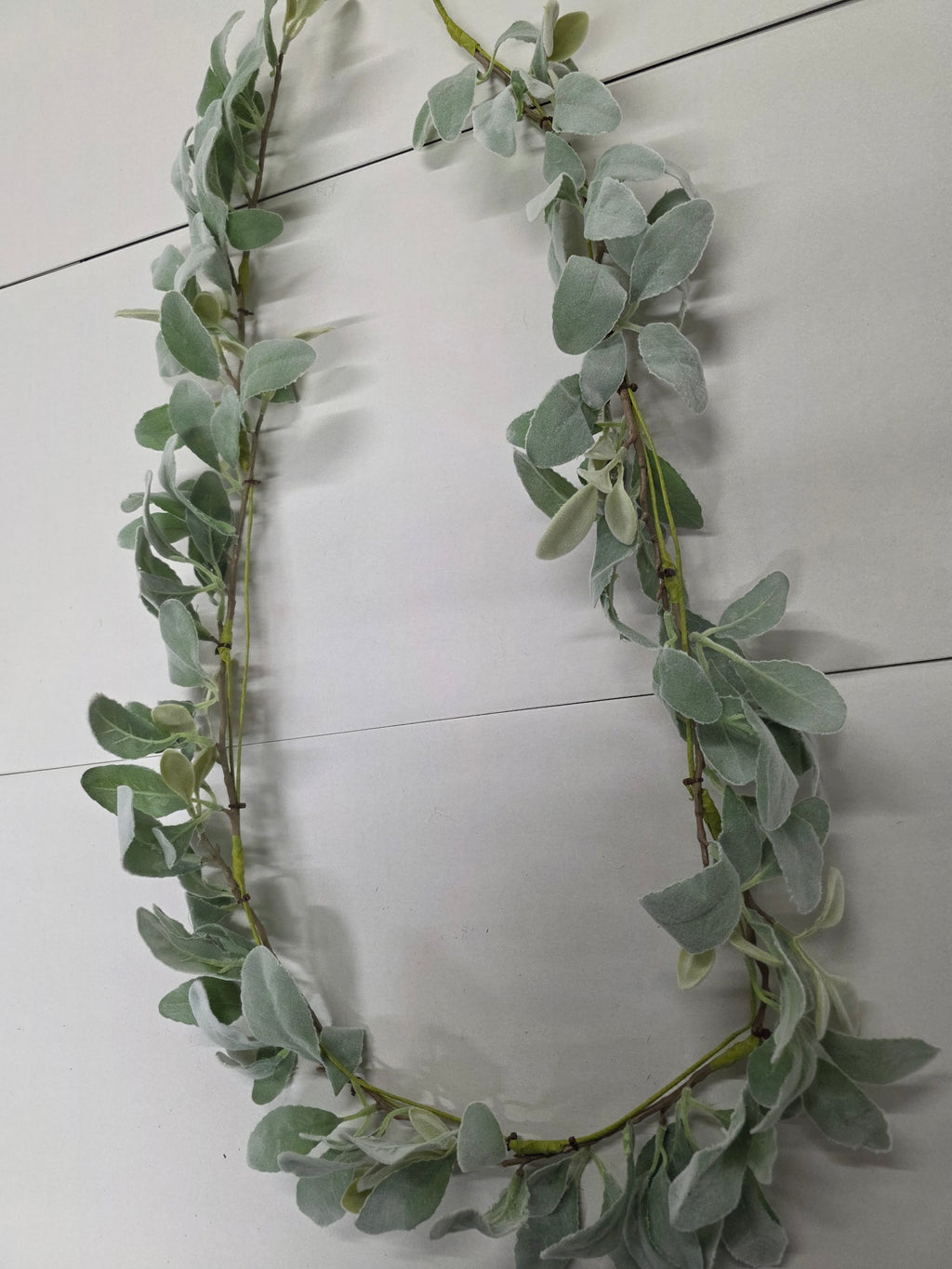 Artificial Garland Senecio Leaves 180cm