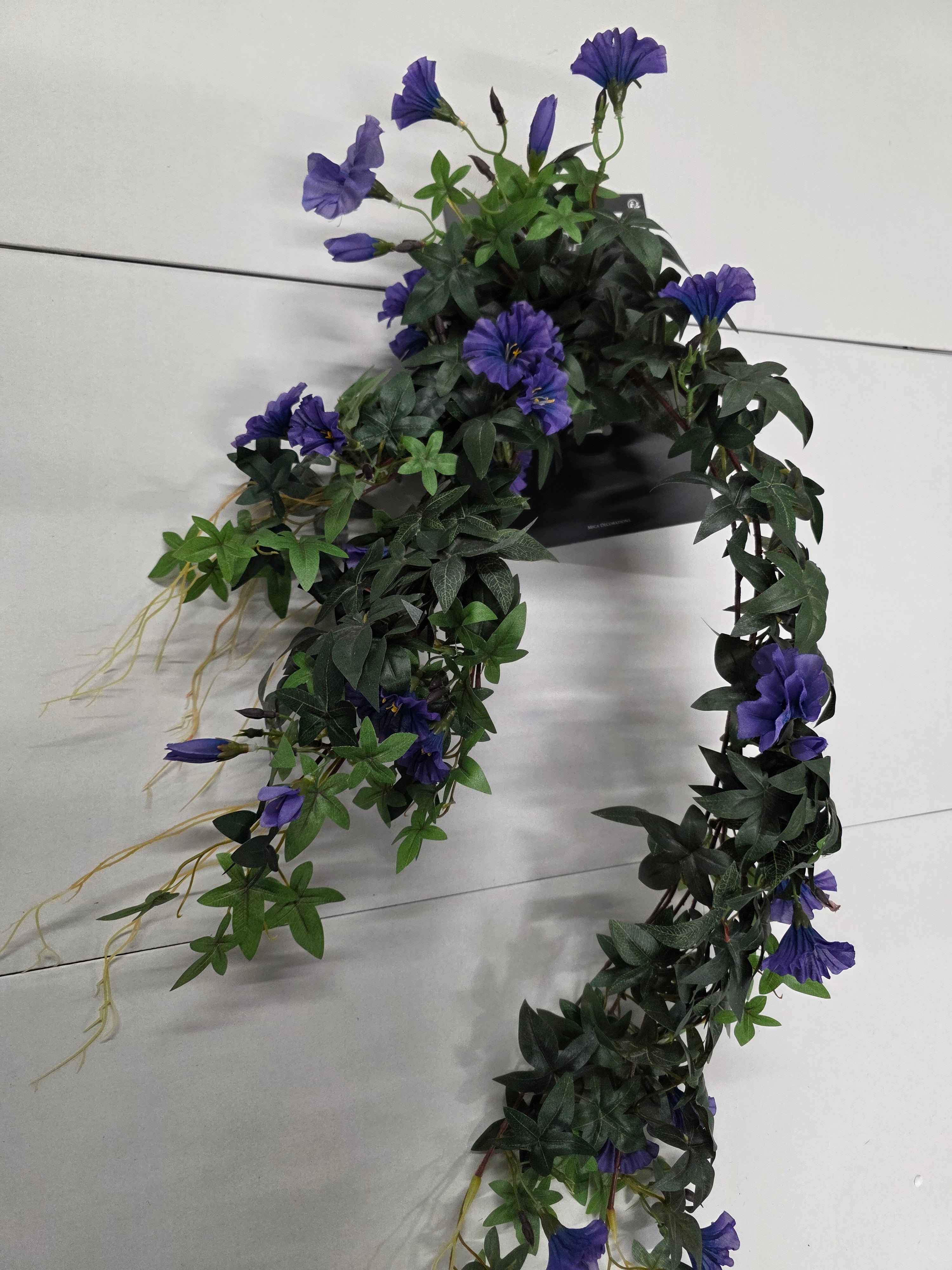 Artificial Petunia Hanging Dark Purple