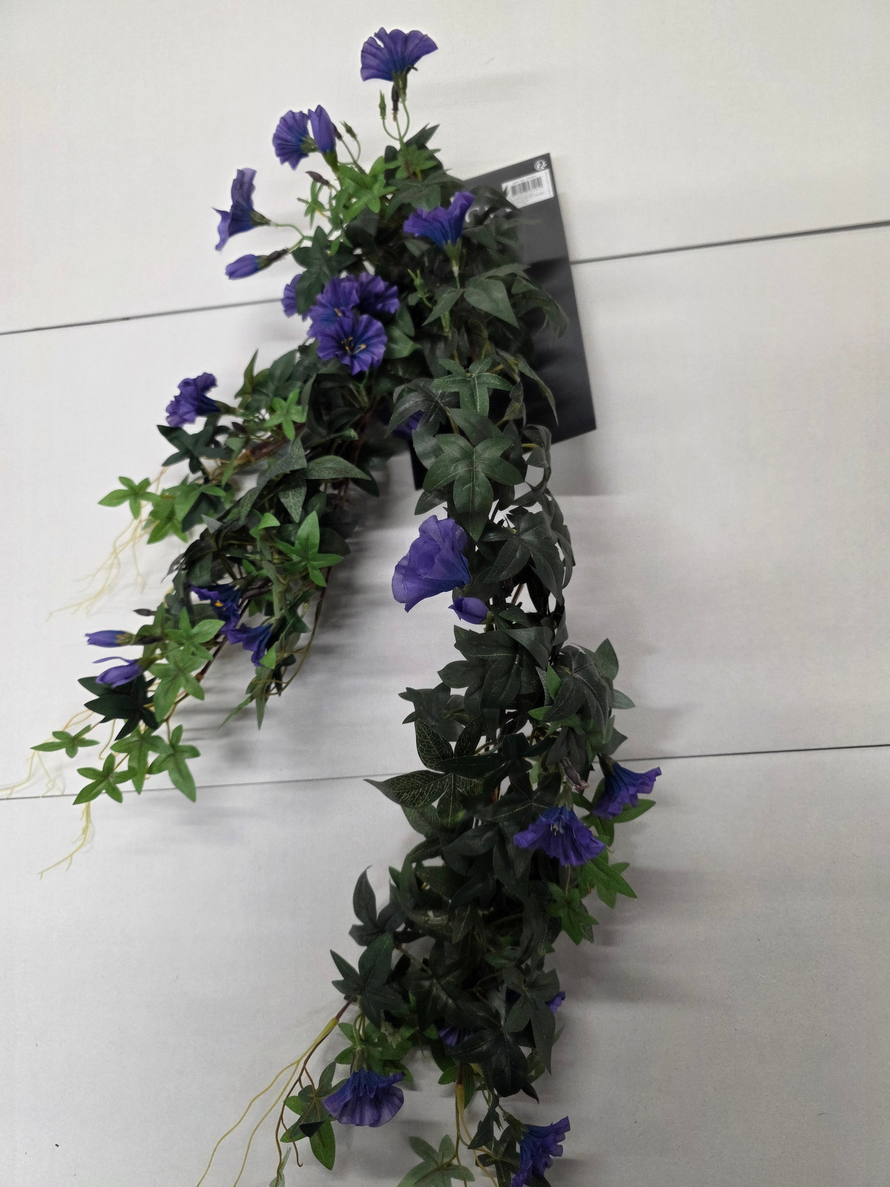 Artificial Petunia Hanging Dark Purple