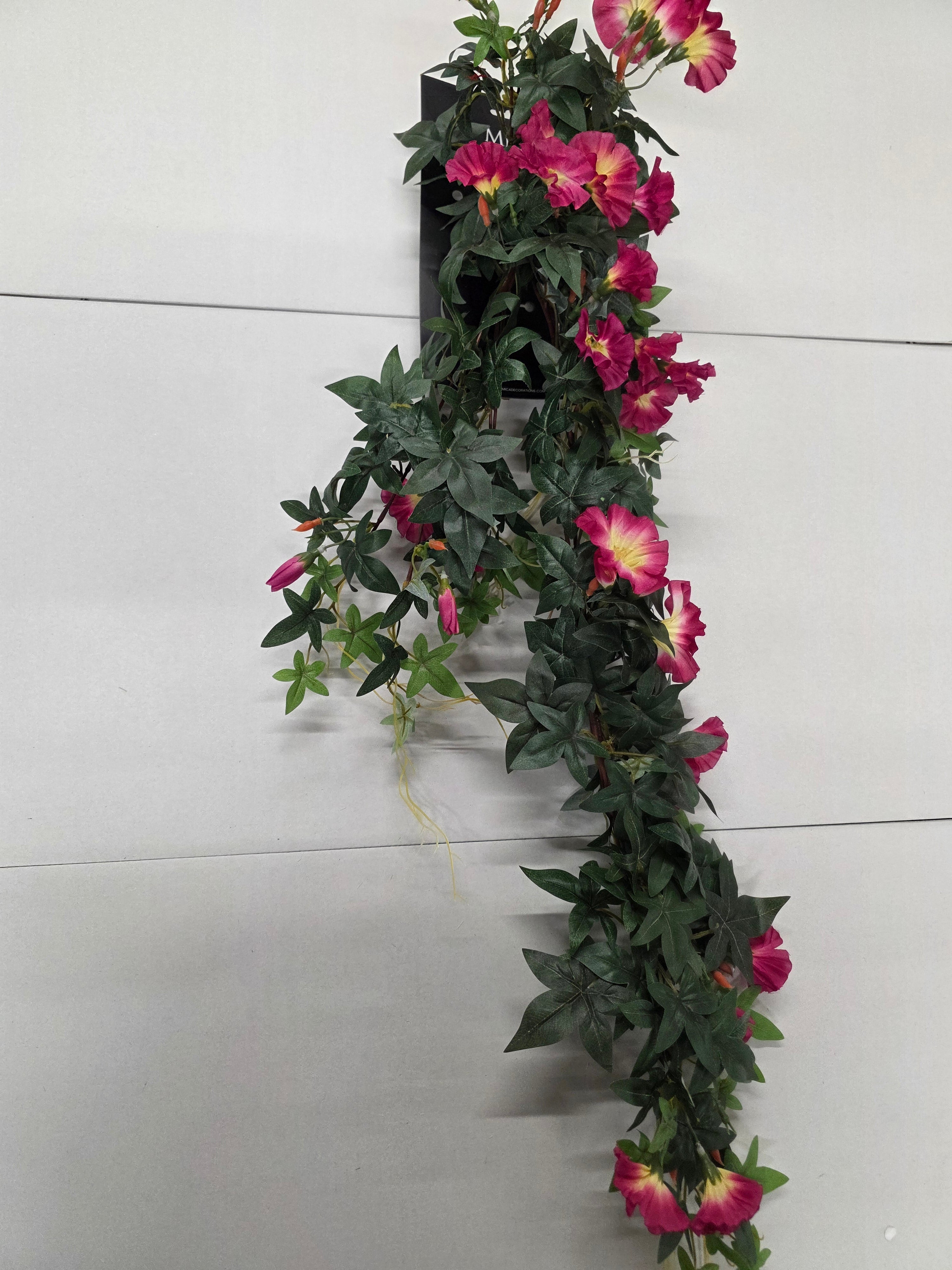 Artificial Petunia Hanging Fuchsia