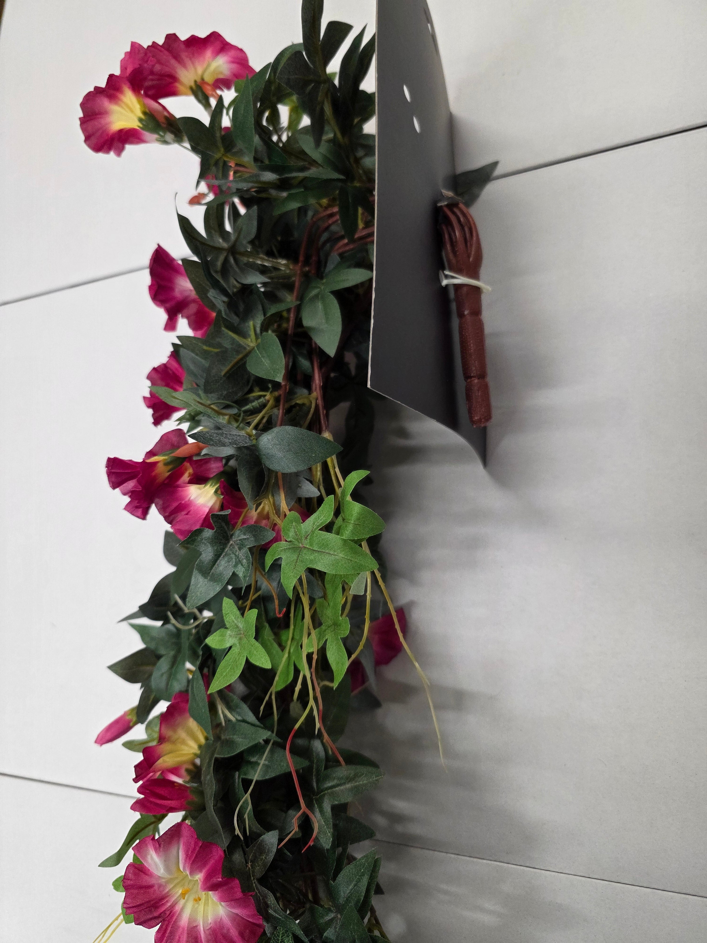 Artificial Petunia Hanging Fuchsia