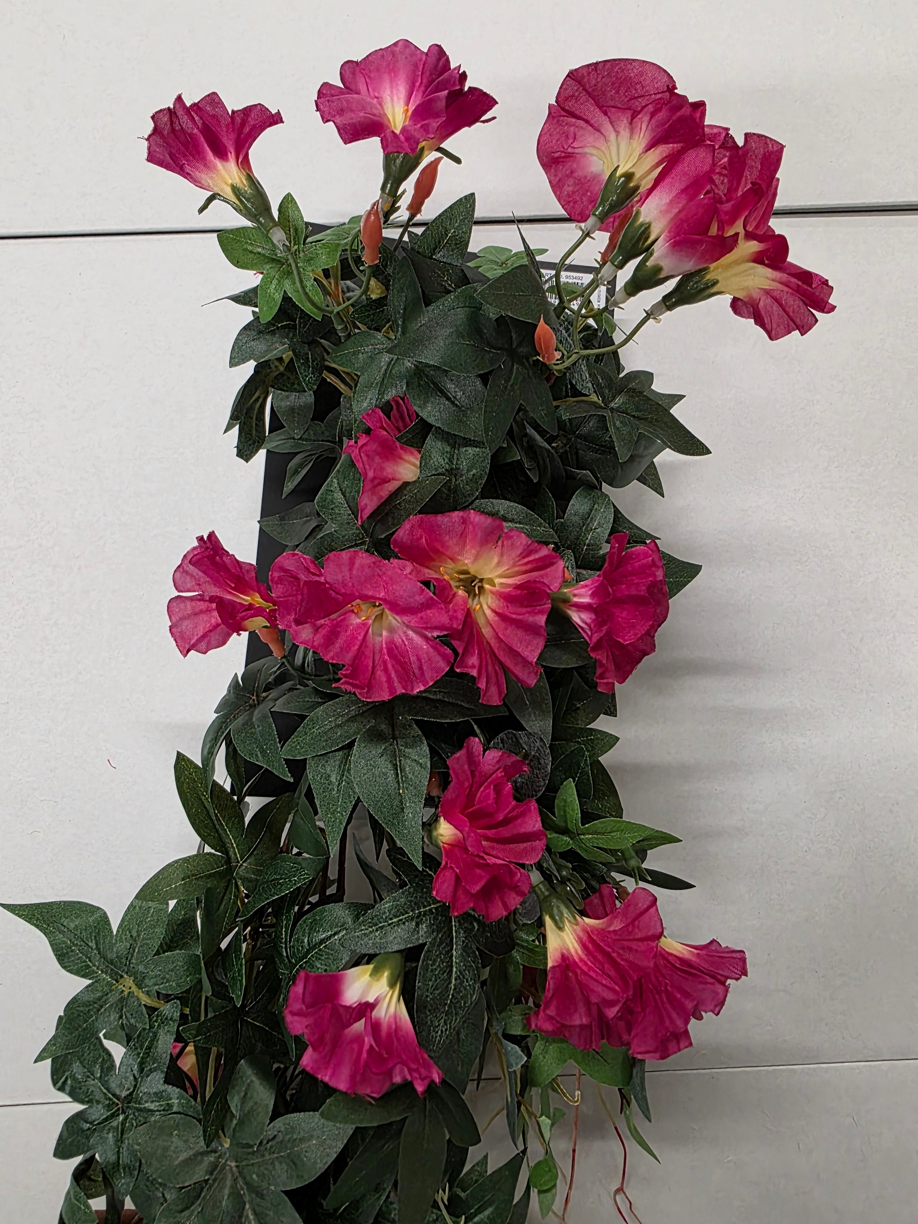 Artificial Petunia Hanging Fuchsia