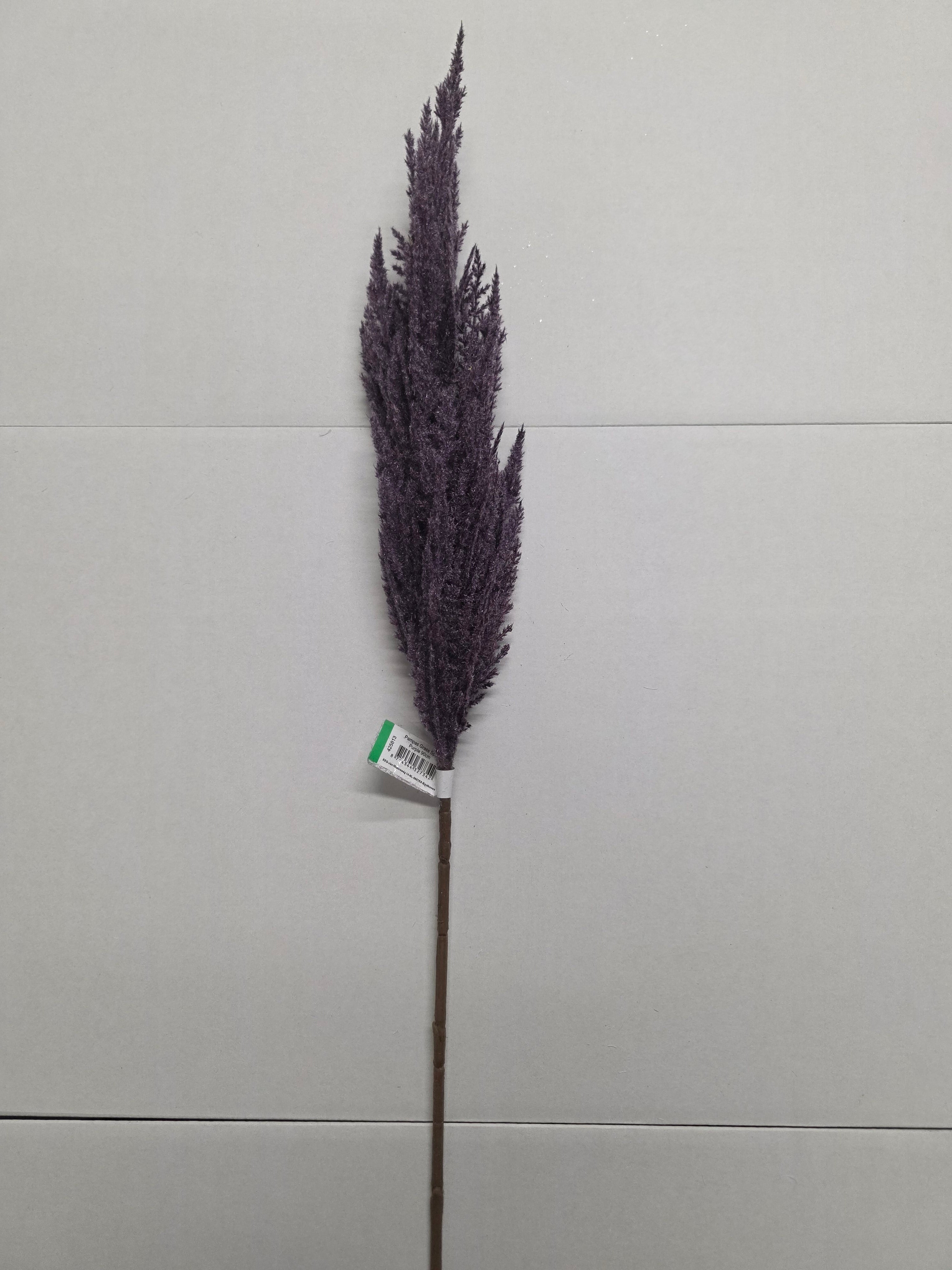 Artifical Pampas Grass Purple