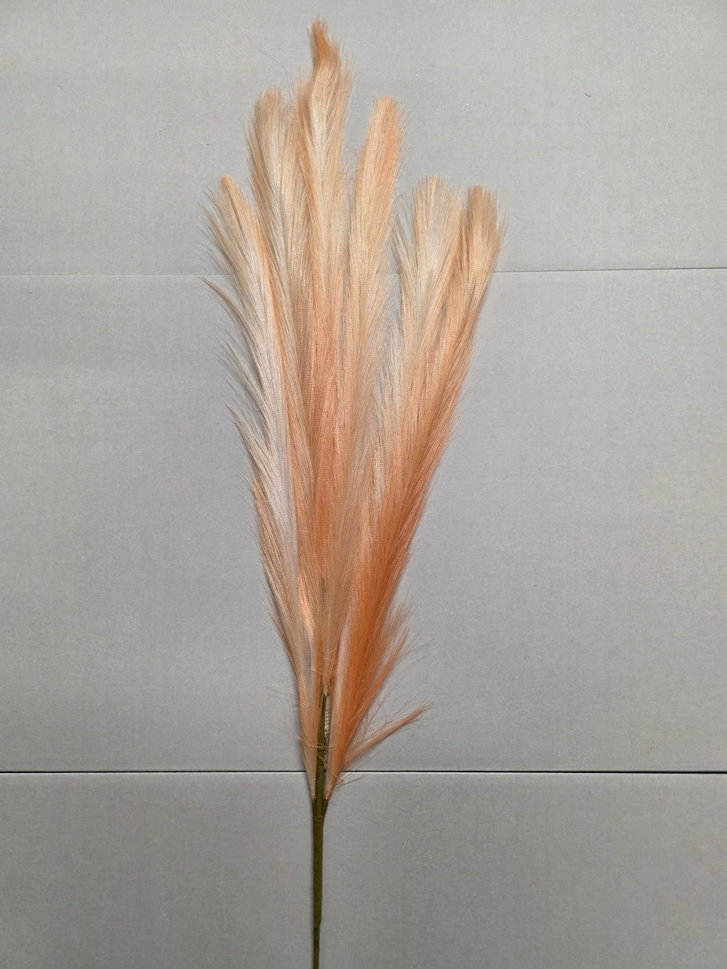 Artifical Pampas Spray Light Orange