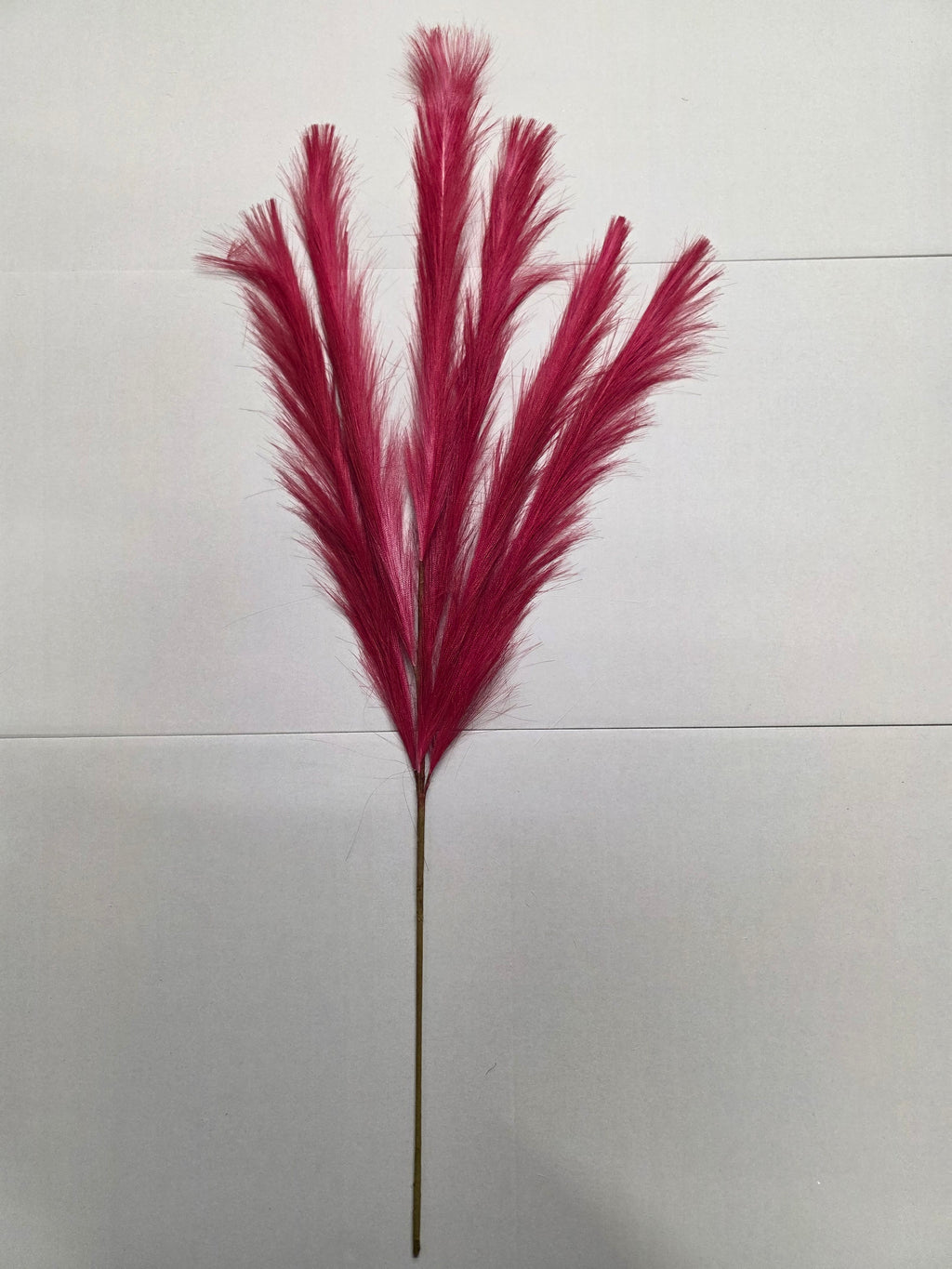 Artifical Pampas Spray Red