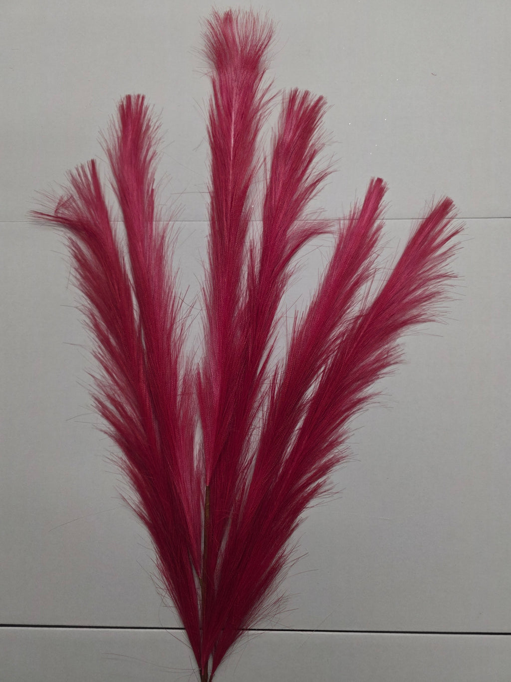 Artifical Pampas Spray Red