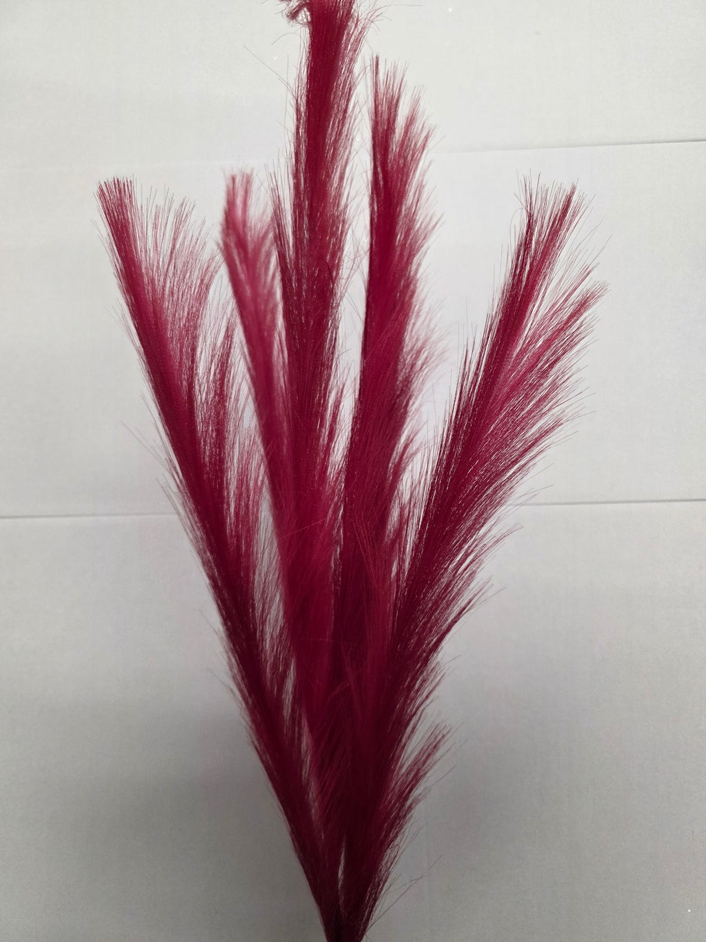 Artifical Pampas Spray Red
