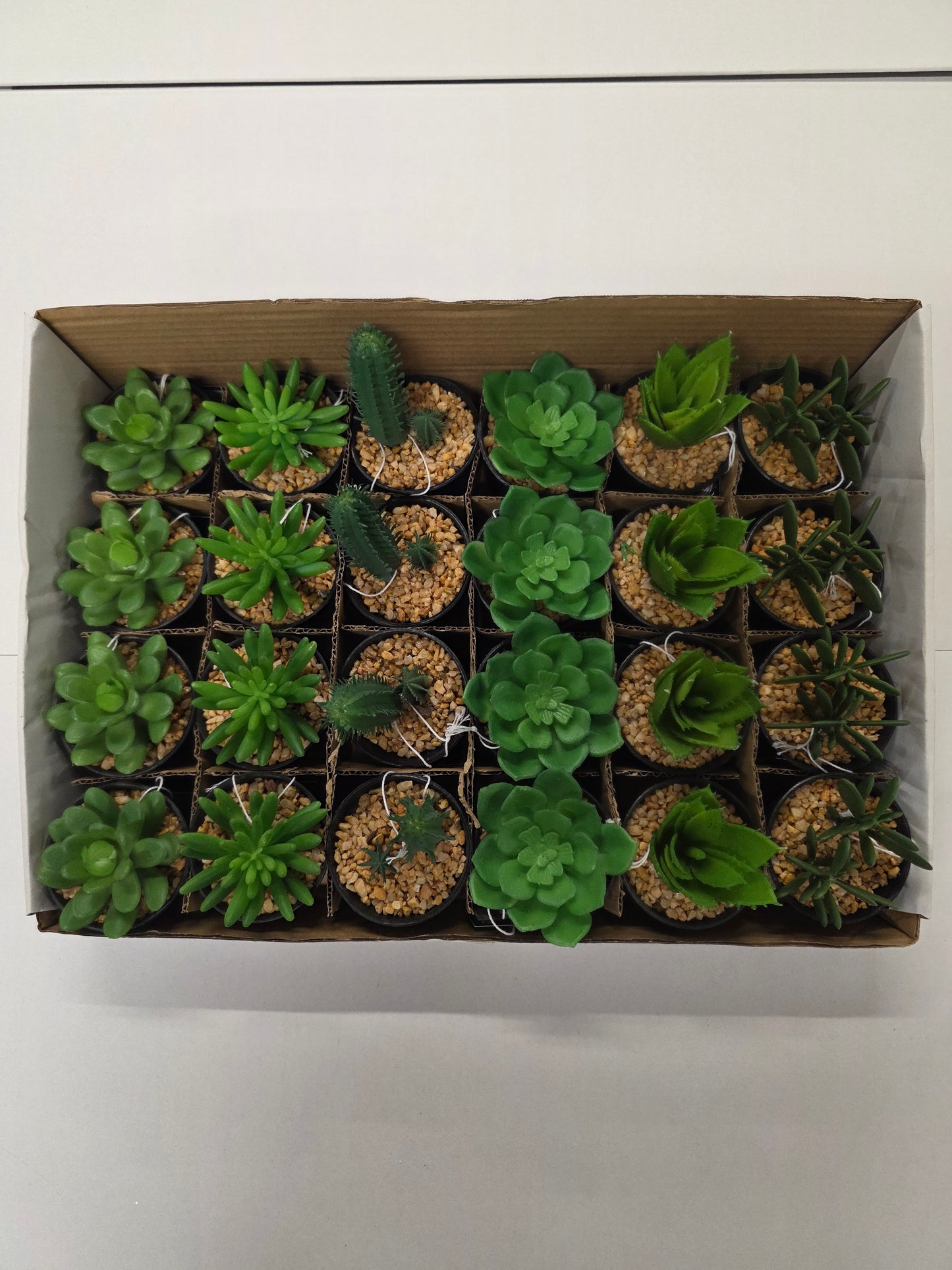 Artificial Assorted Pot Succulent 11x7cm (PACK OF ANY 2)